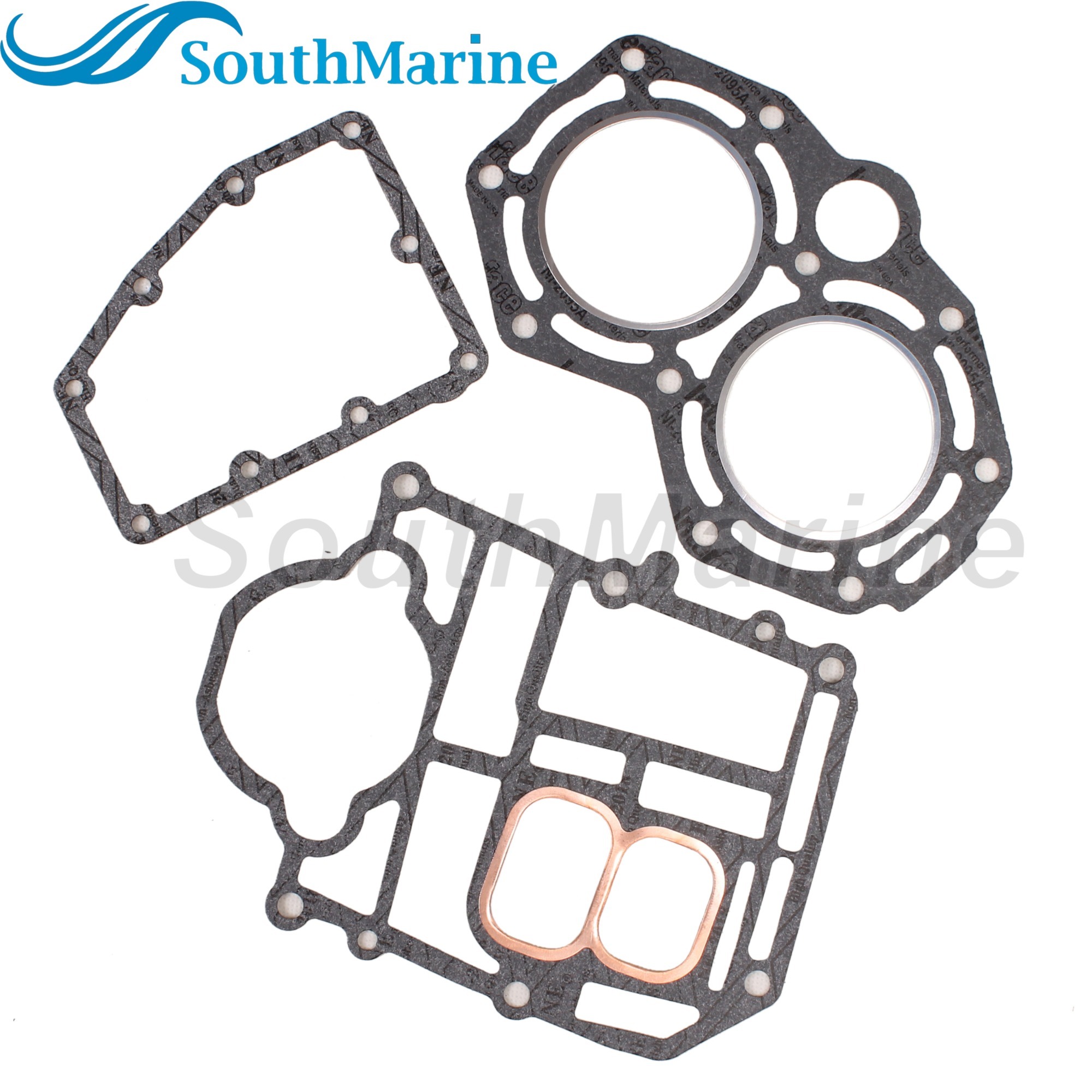 Boat Engine 3A1-87121-0 3A1871210M Power Head Gasket Kits for Tohatsu Nissan 25HP 30HP, 812939A18 8M0084273 for Mercury