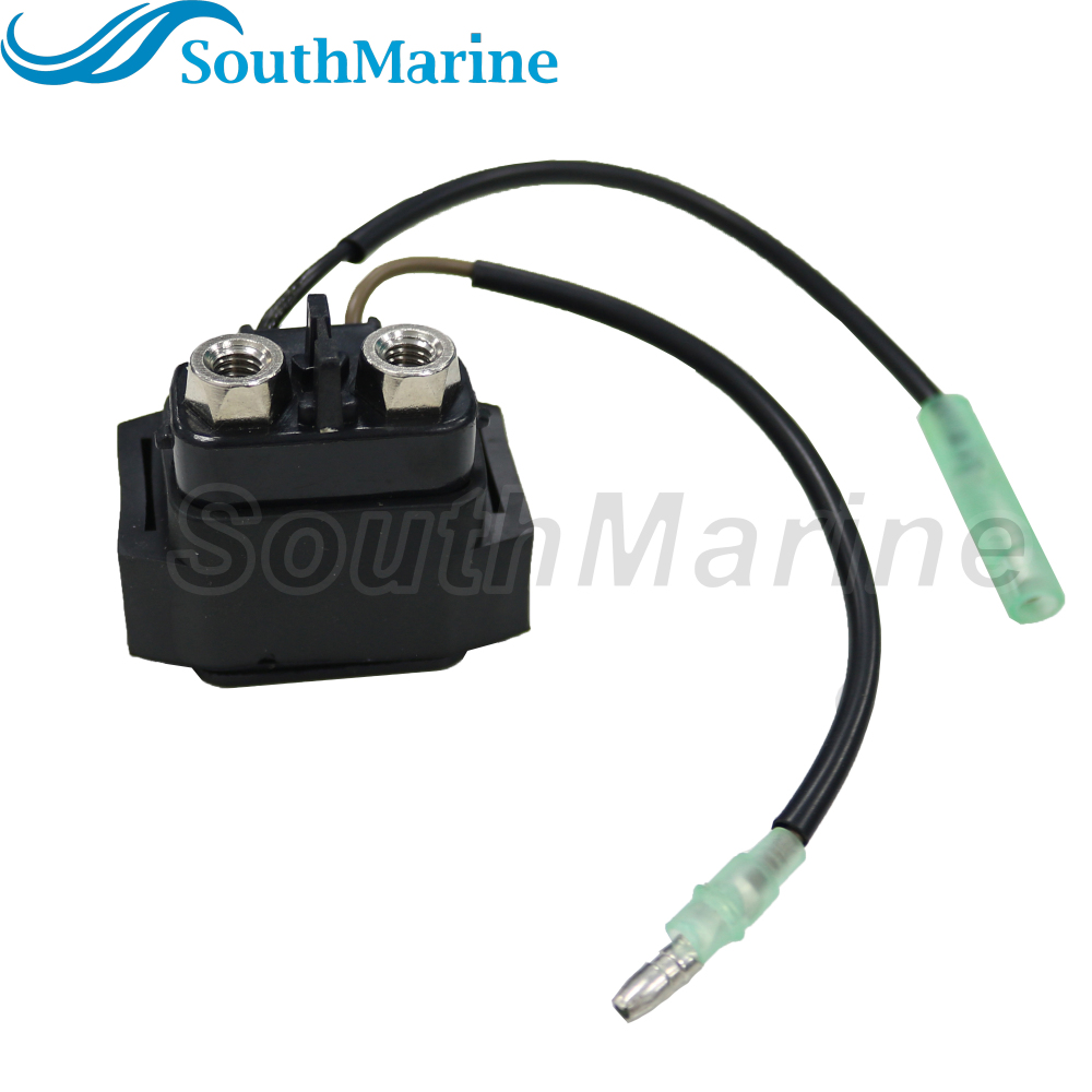 Boat Engine 004-127 6AW-8194A-00 Starter Relay / Solenoid Switch for Yamaha Outboard Motor F30 F40 F300 F350 30HP 40HP 350HP