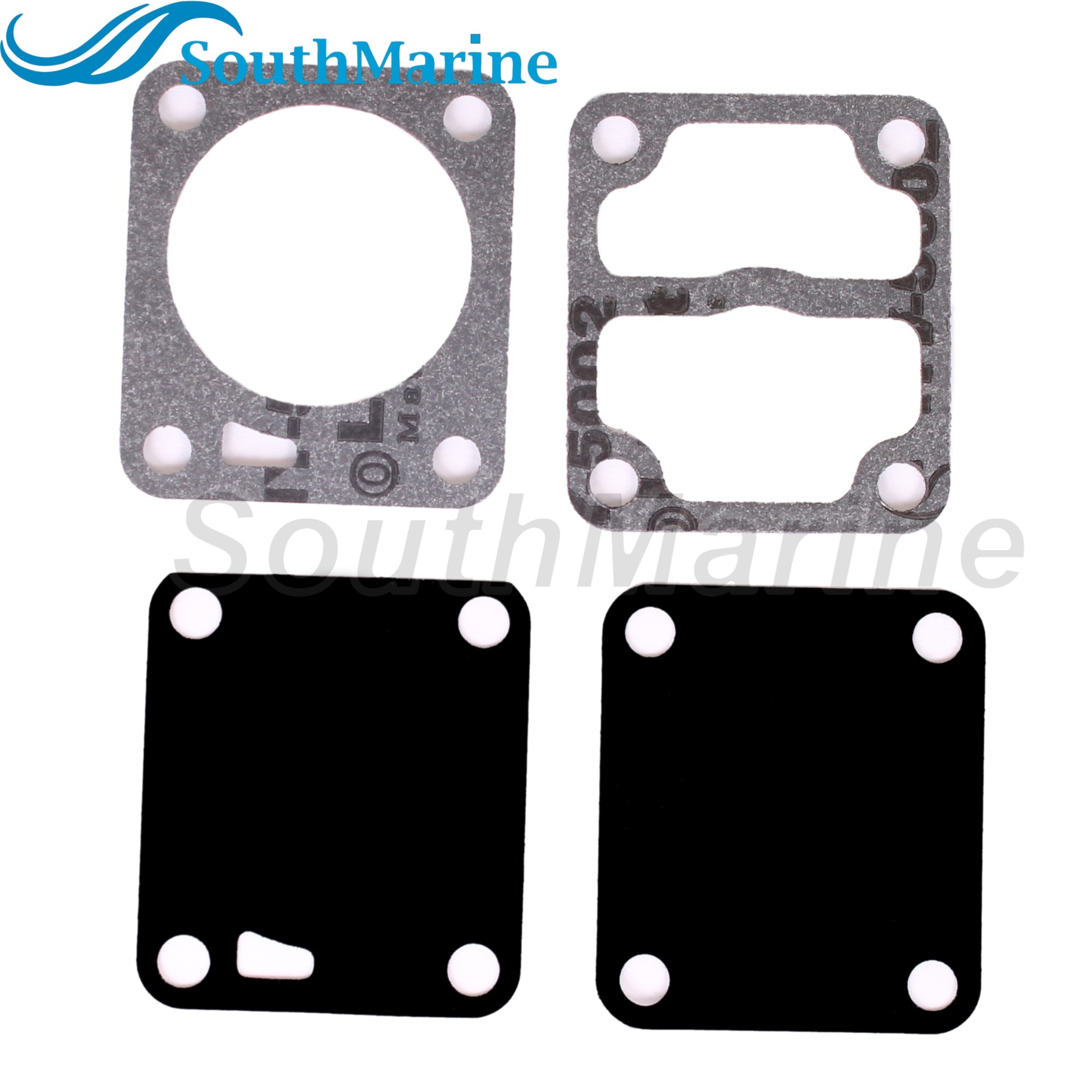Boat Engine 677-24471-01 677-24435-02 677-24411-02 677-24434-02 Fuel Pump Diaphragm kit for Yamaha 9.9HP 15HP Carburetor