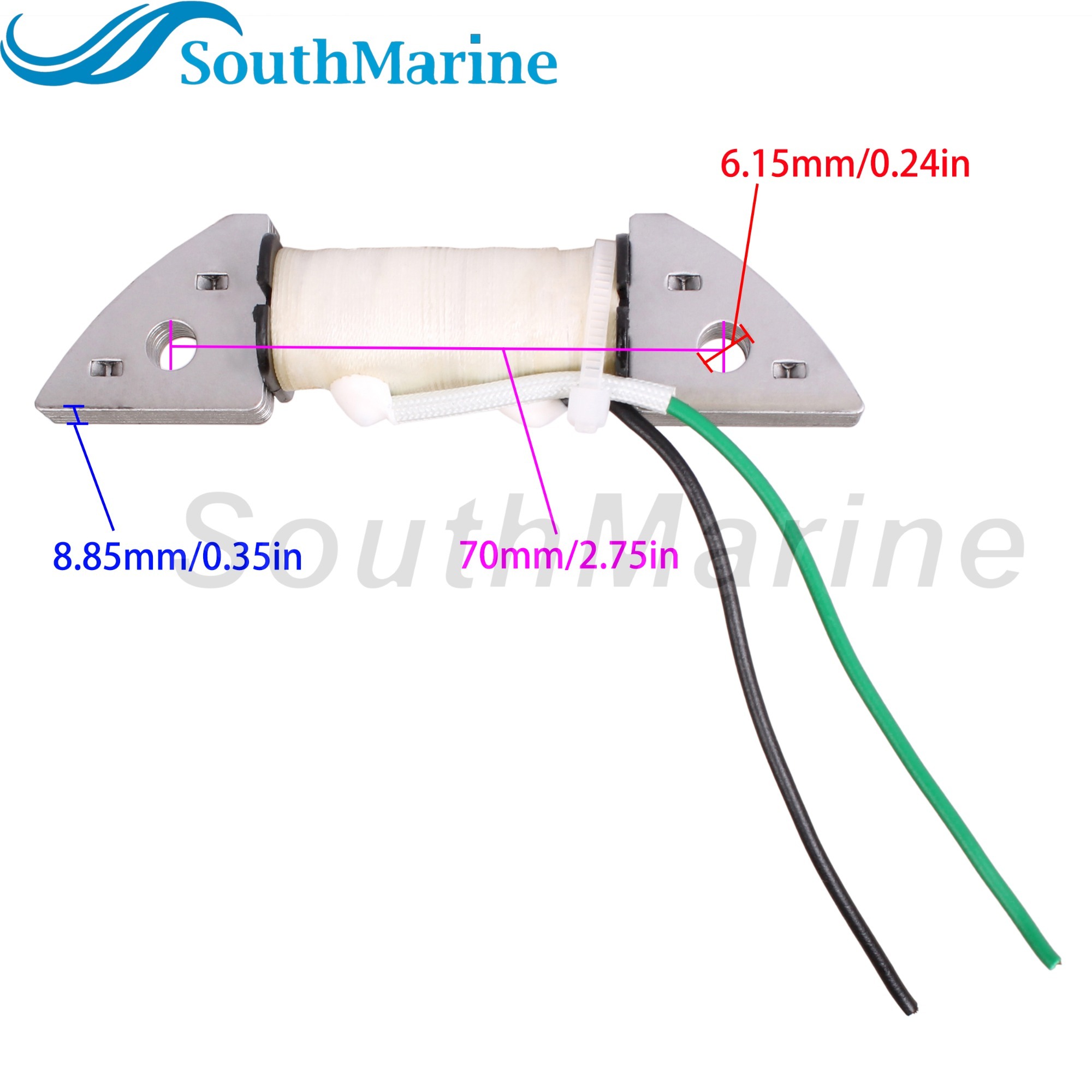 Boat Engine 32140-93900 32140-93901 Primary Charge Coil for Suzuki 9.9HP 15HP DT15 DT9.9 15MSJ 15MSG