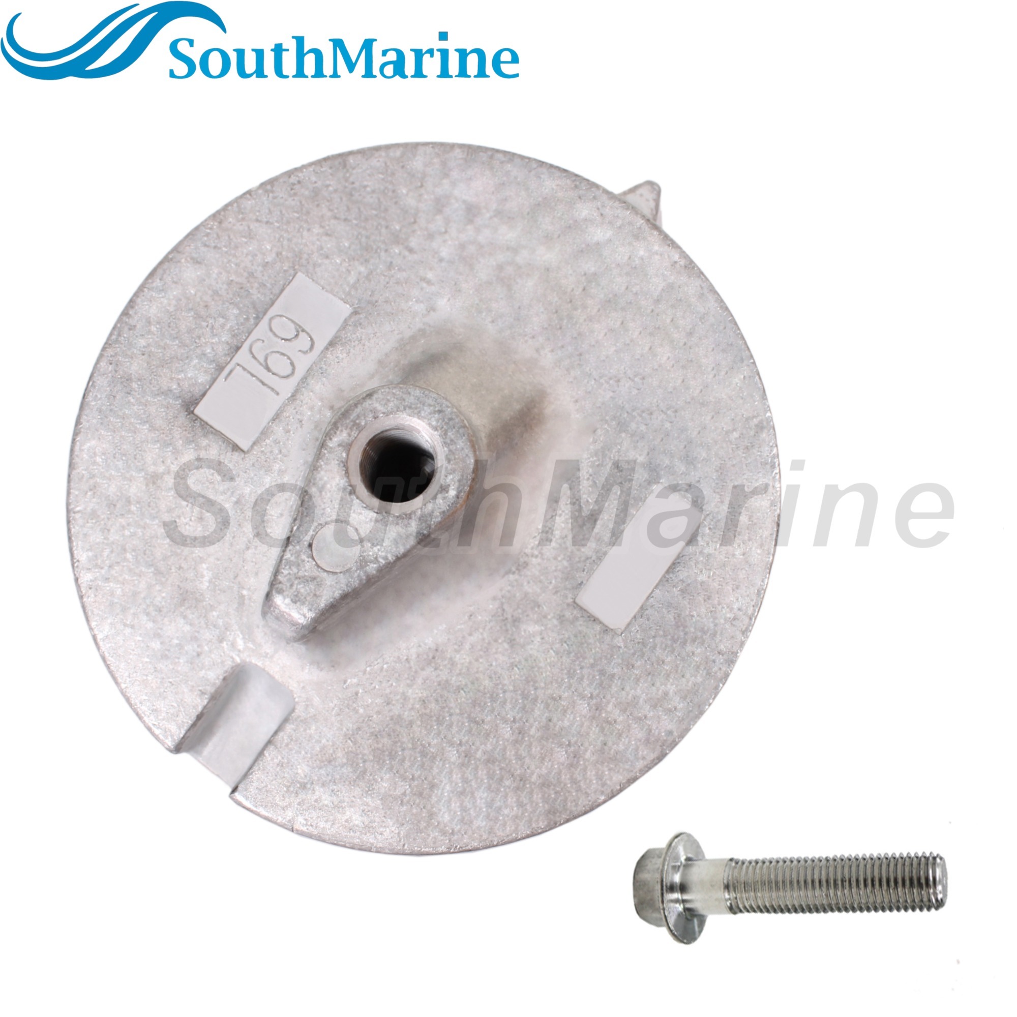 Outboard Motor 69L-45371-00 18-6122Z Trim Tab Anode for Yamaha Boat Engine 200HP 225HP 250HP 300HP
