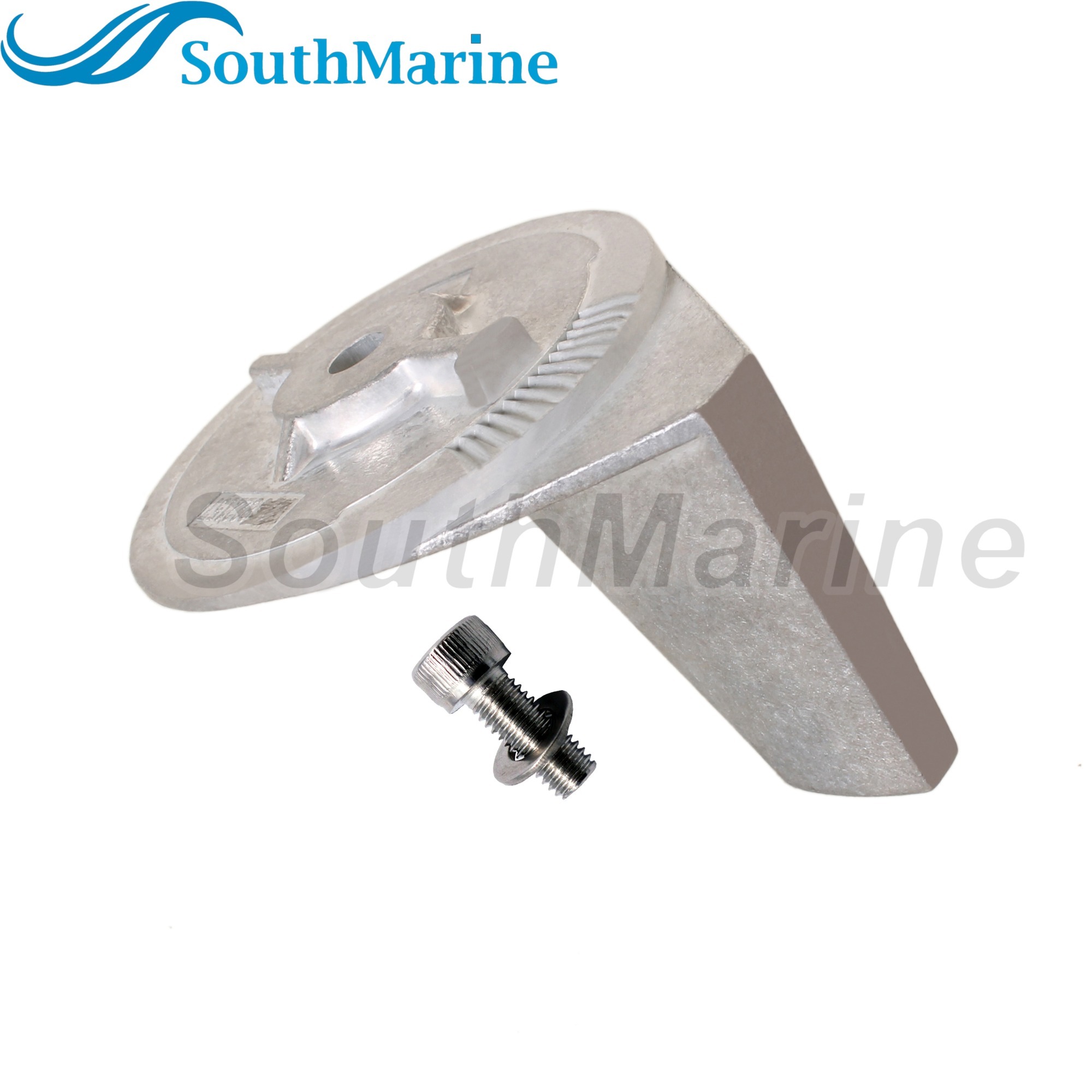 Outboard Engine 822157T2 Trim Tab Anode for Mercury Mariner Force 25HP 30HP 35HP 40HP 45HP 50HP 2/4 Stroke R.P 3.5", Zinc Alloy