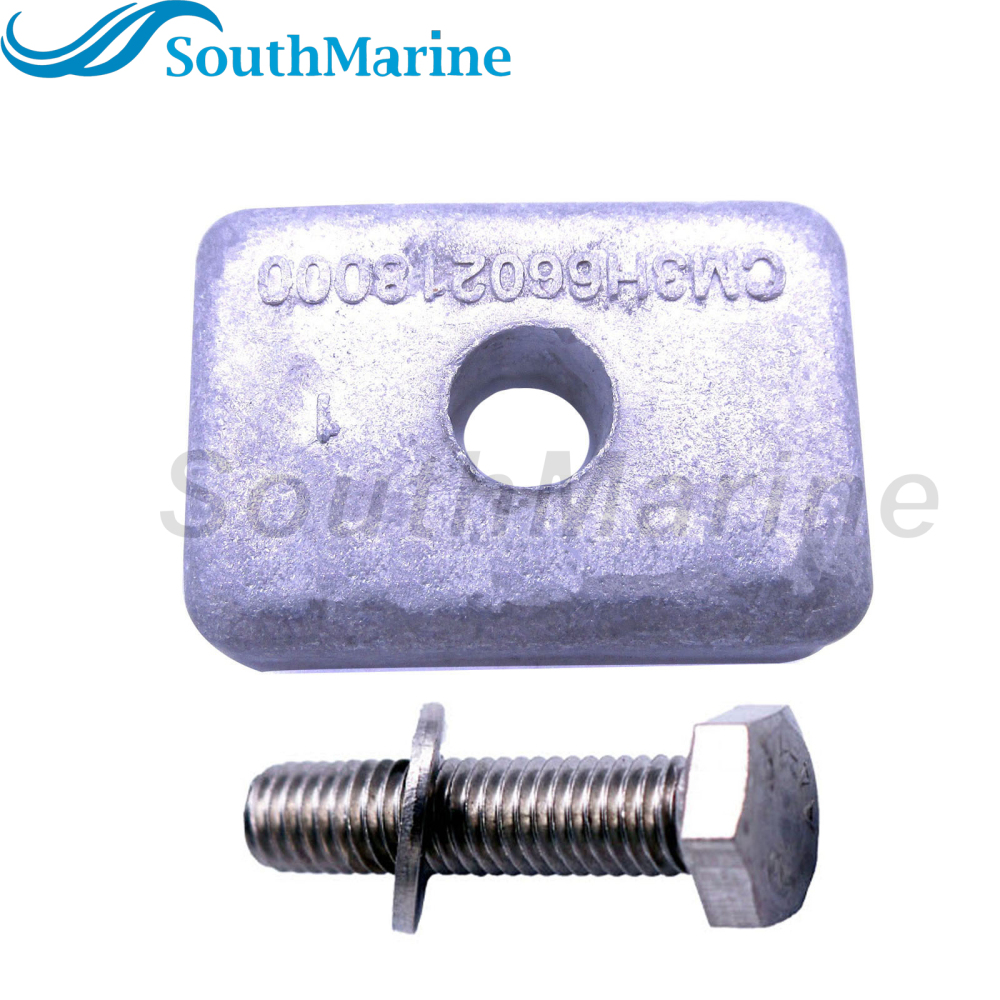 Boat Motor 97-875208 Lower Unit Gearbox Anode for Mercury Mariner 8HP 9.9HP 15HP 20HP Outboard Engine