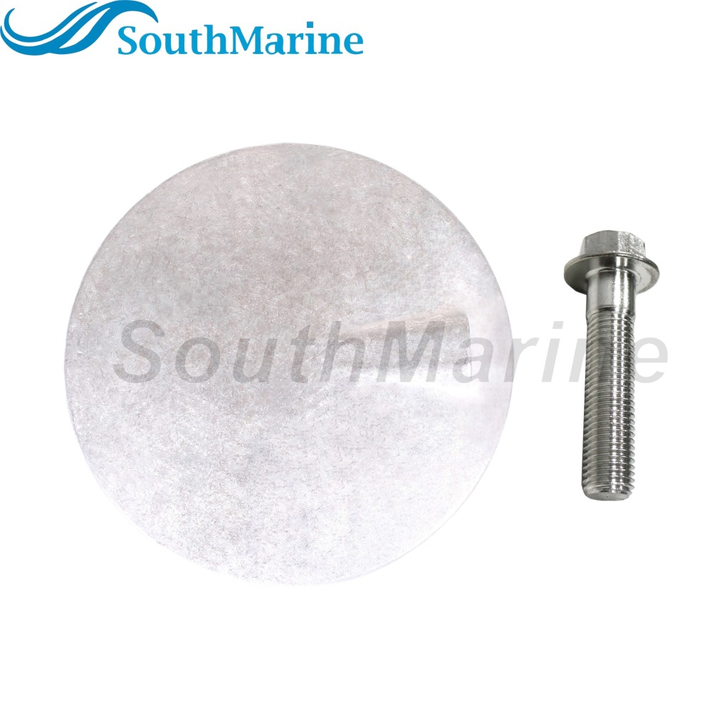Boat Engine 6CE-45373-00 Flat Trim Tab Anode for Yamaha F70-F100 F200 F225 F250/B 200HP 225HP 250HP 275HP 300HP