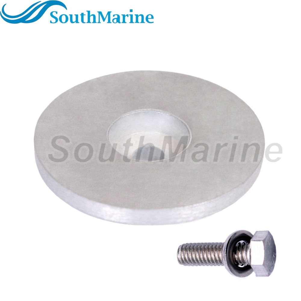 Outboard Motor 6E8-45251-00 6E8-45251-01 Lower Casing Drive Anode for Yamaha Boat Engine 9.9HP 15HP