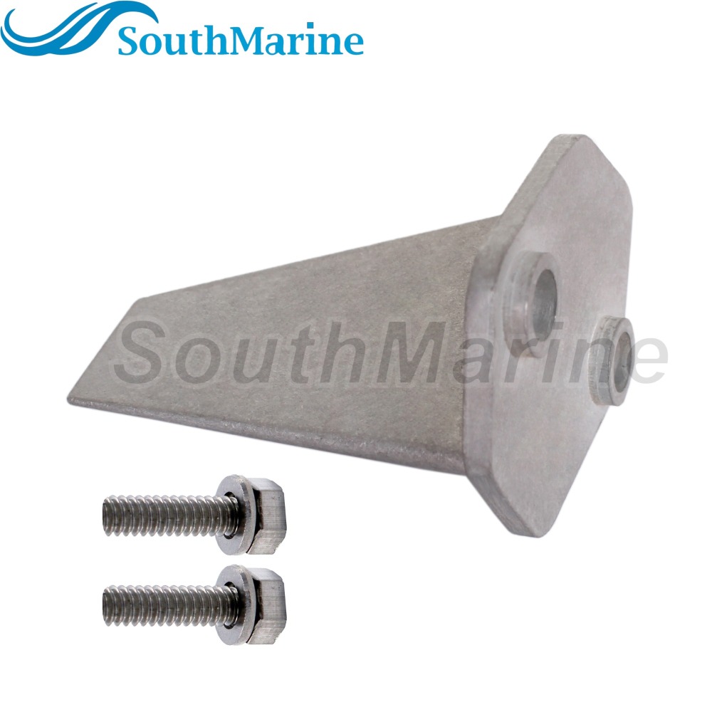 Outboard Motor 66M-45371-00 Trim Tab Anode for Yamaha Boat Engine 9.9HP 15HP
