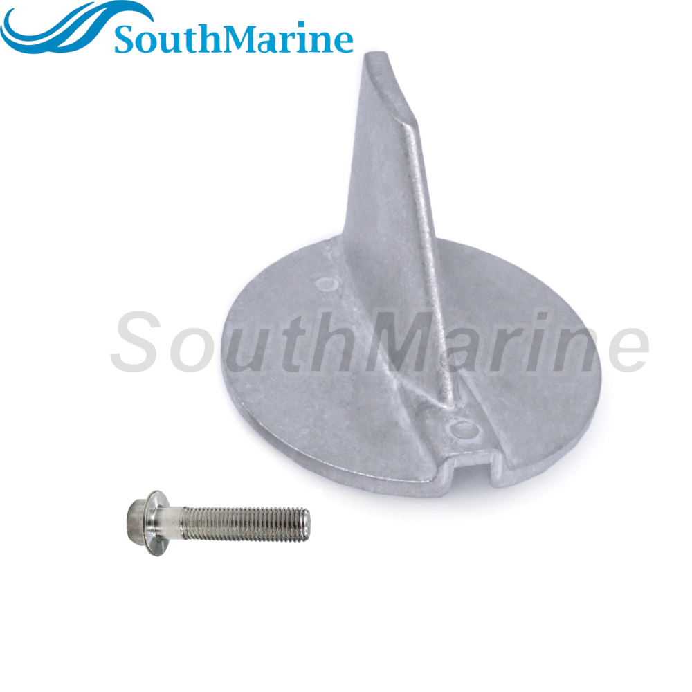 Outboard Engine 6E5-45371-01 18-6097 Aluminum Alloy Tab Trim Anode for Yamaha Boat Motor 115HP-225HP 2/4-stroke