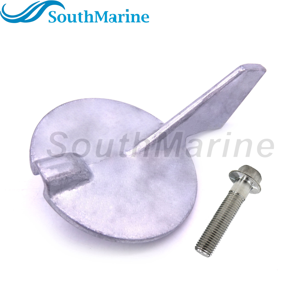 Outboard Engine 67F-45371-00 688-45371-00 01 18-6091 Aluminum Alloy Tab Trim Anode for Yamaha 60HP 65HP 70HP 75HP 80HP 85HP 90HP