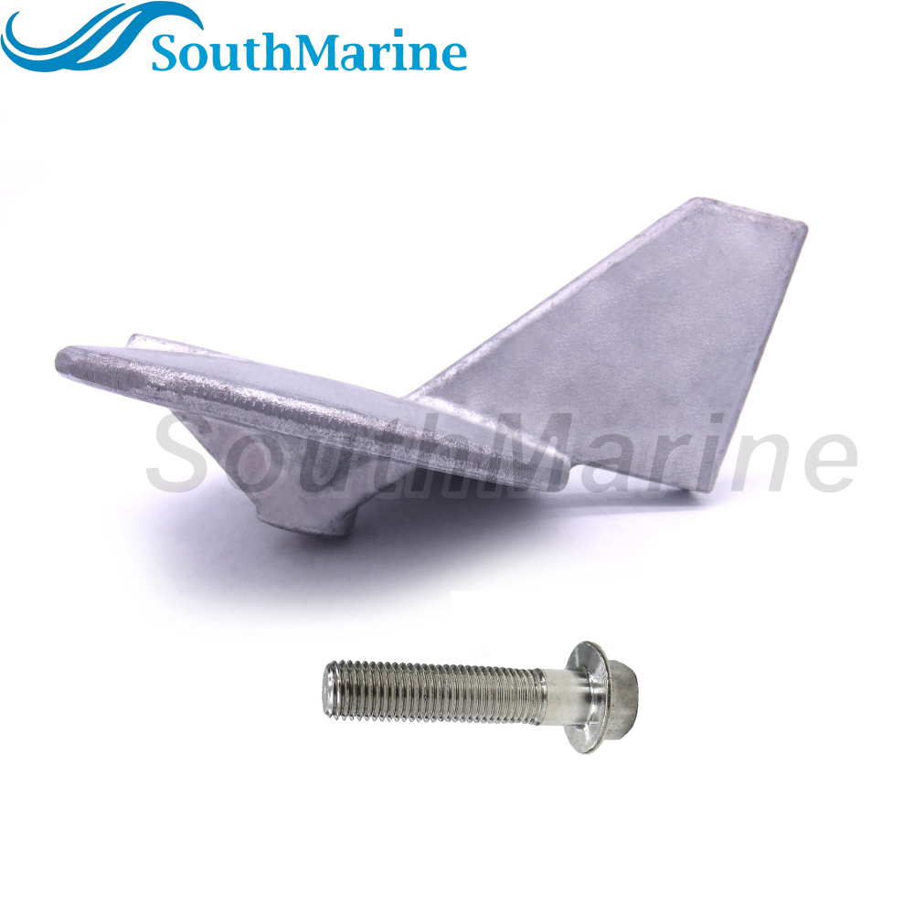 Outboard Engine 6J9-45371-00 6J9-45371-01 6K1-45371-02 18-6035 Aluminum Alloy Trim Tab Anode for Yamaha 115HP 150HP 175HP 200HP