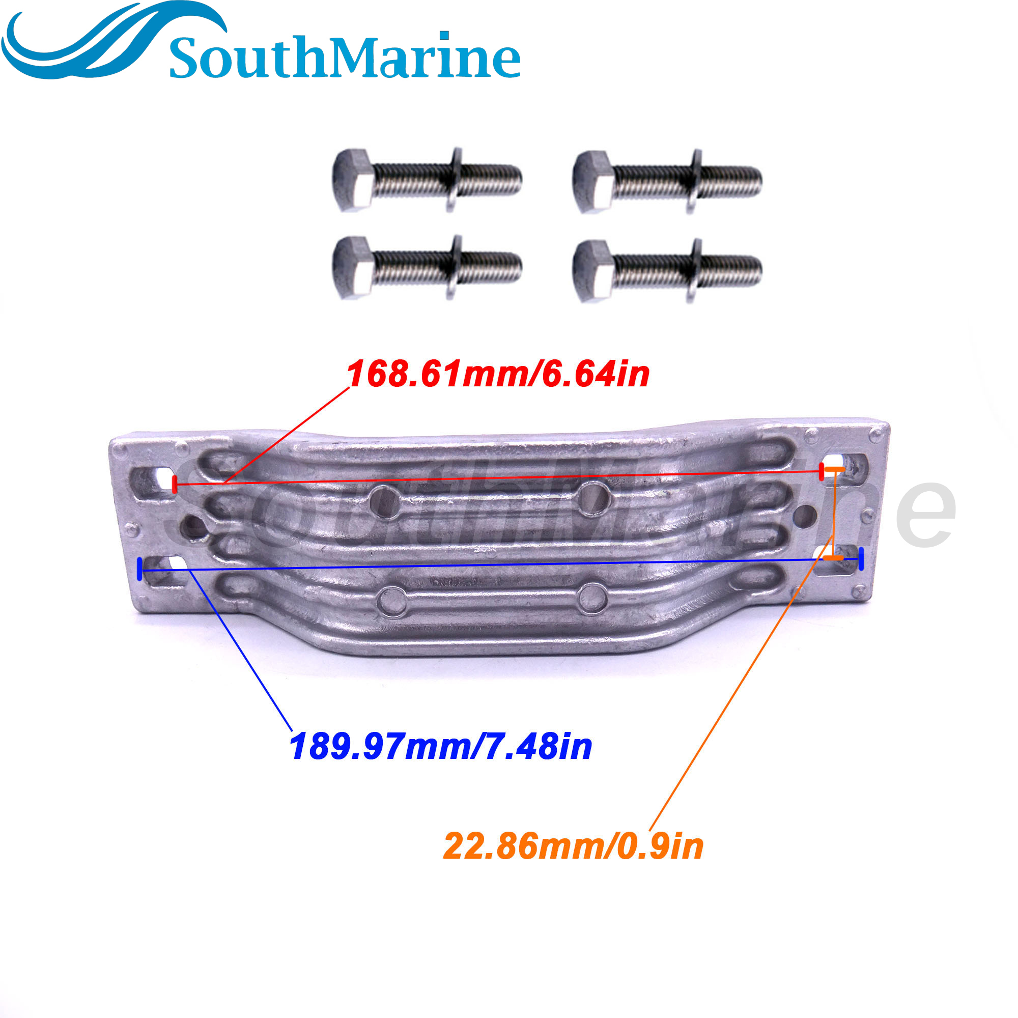 Boat Motor 6G5-45251-00 6G5-45251-01 6G5-45251-02 Anode for Yamaha Outboard Engine 150HP-250HP,for Sierra 18-6090