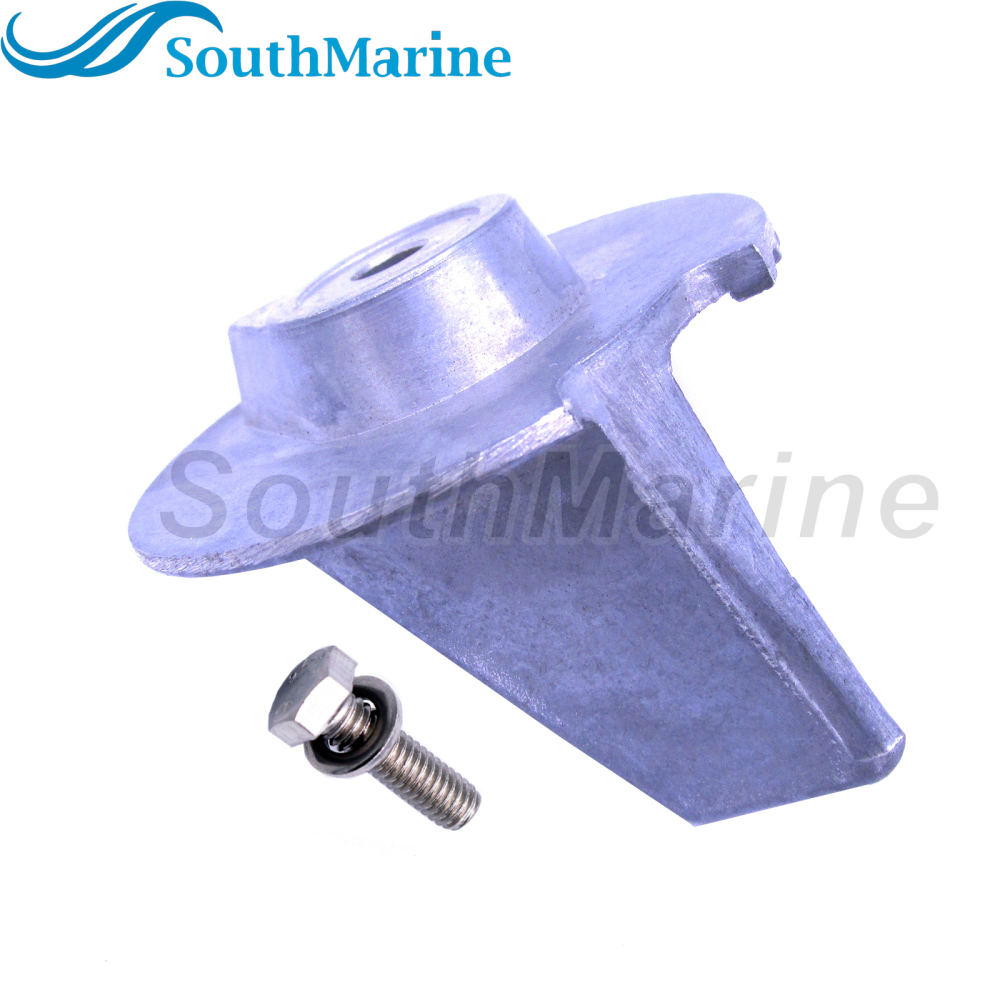 Boat Egnine 3V1-60217-0 3V1602170 853762T01 Trim Tab Anode for Tohatsu Nissan Mercury Evinrude Johnson 6/8/9.8/9.9/15/18/20HP, Zinc Alloy
