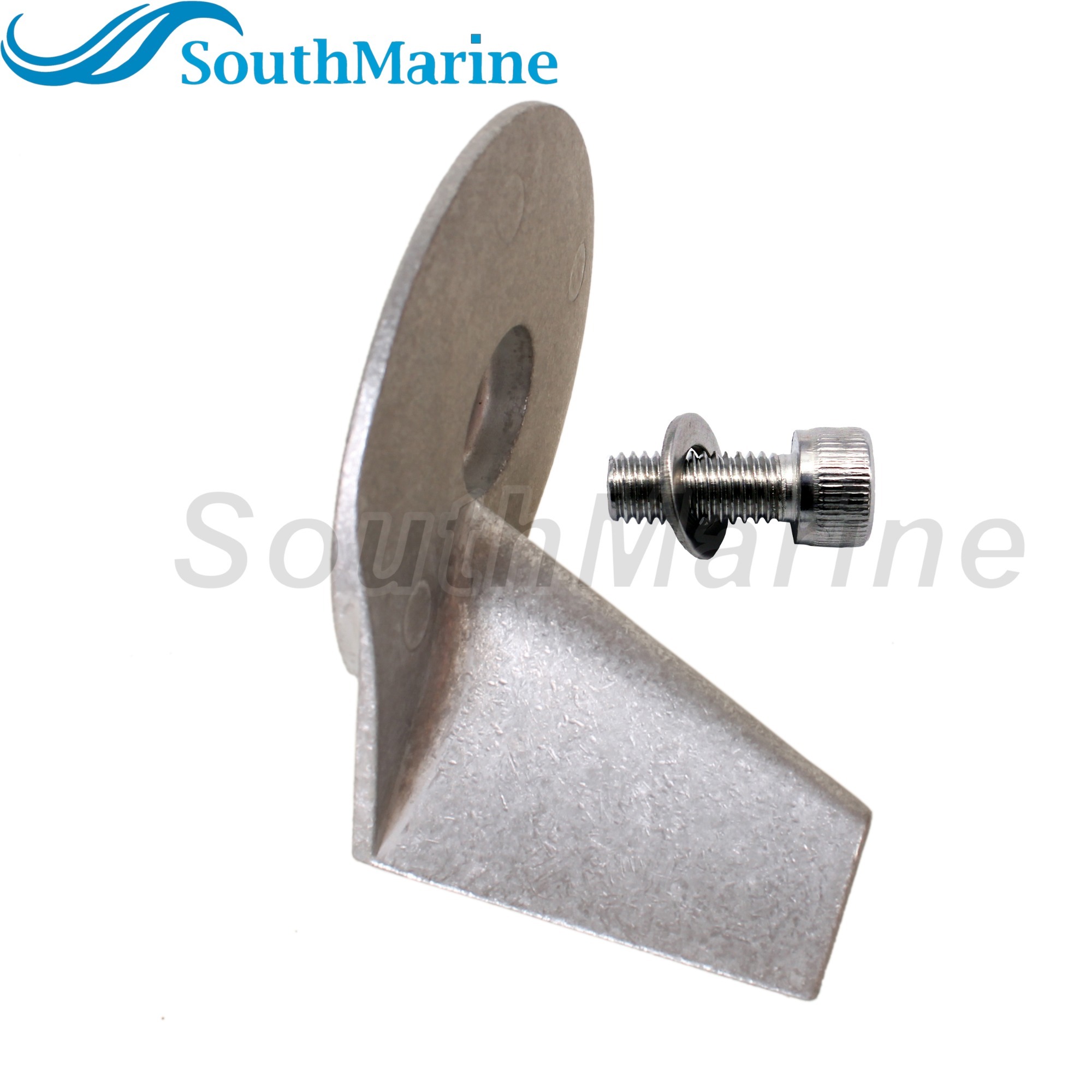 Outboard Engine 822157T2 Trim Tab Anode for Mercury Mariner Force 25HP 30HP 35HP 40HP 45HP 50HP 2/4 Stroke R.P 3.5", Zinc Alloy