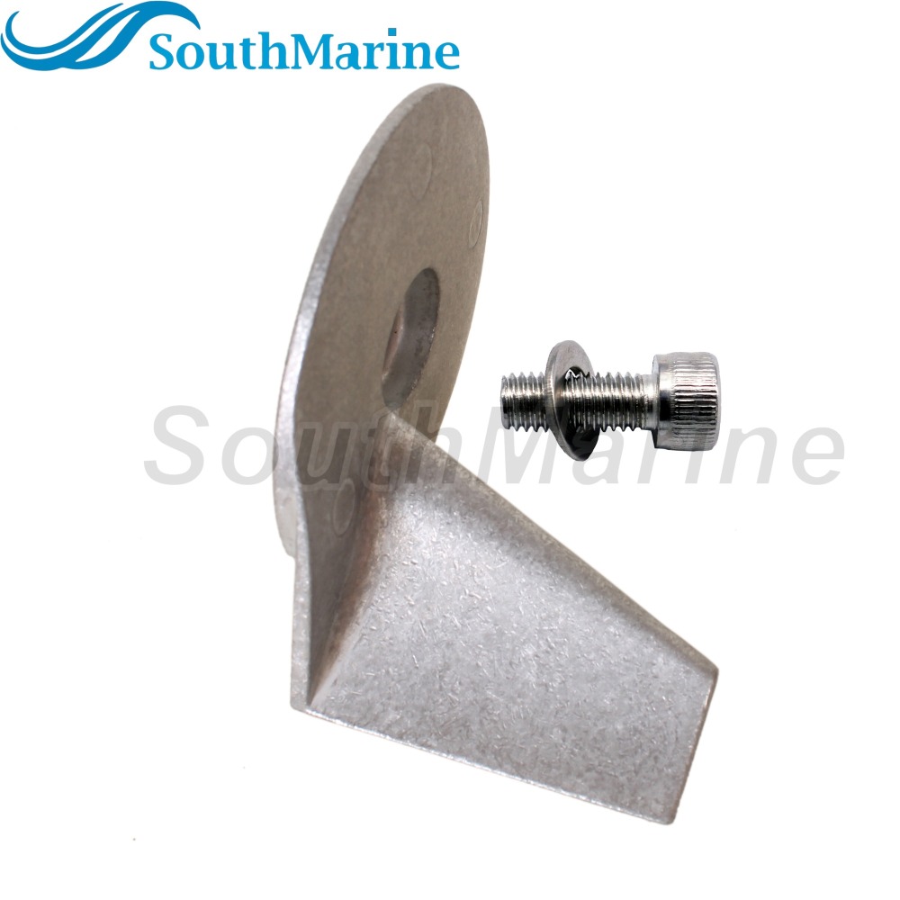 Outboard Engine 822157T2 Trim Tab Anode for Mercury Mariner Force 25HP 30HP 35HP 40HP 45HP 50HP 2/4 Stroke R.P 3.5", Zinc Alloy