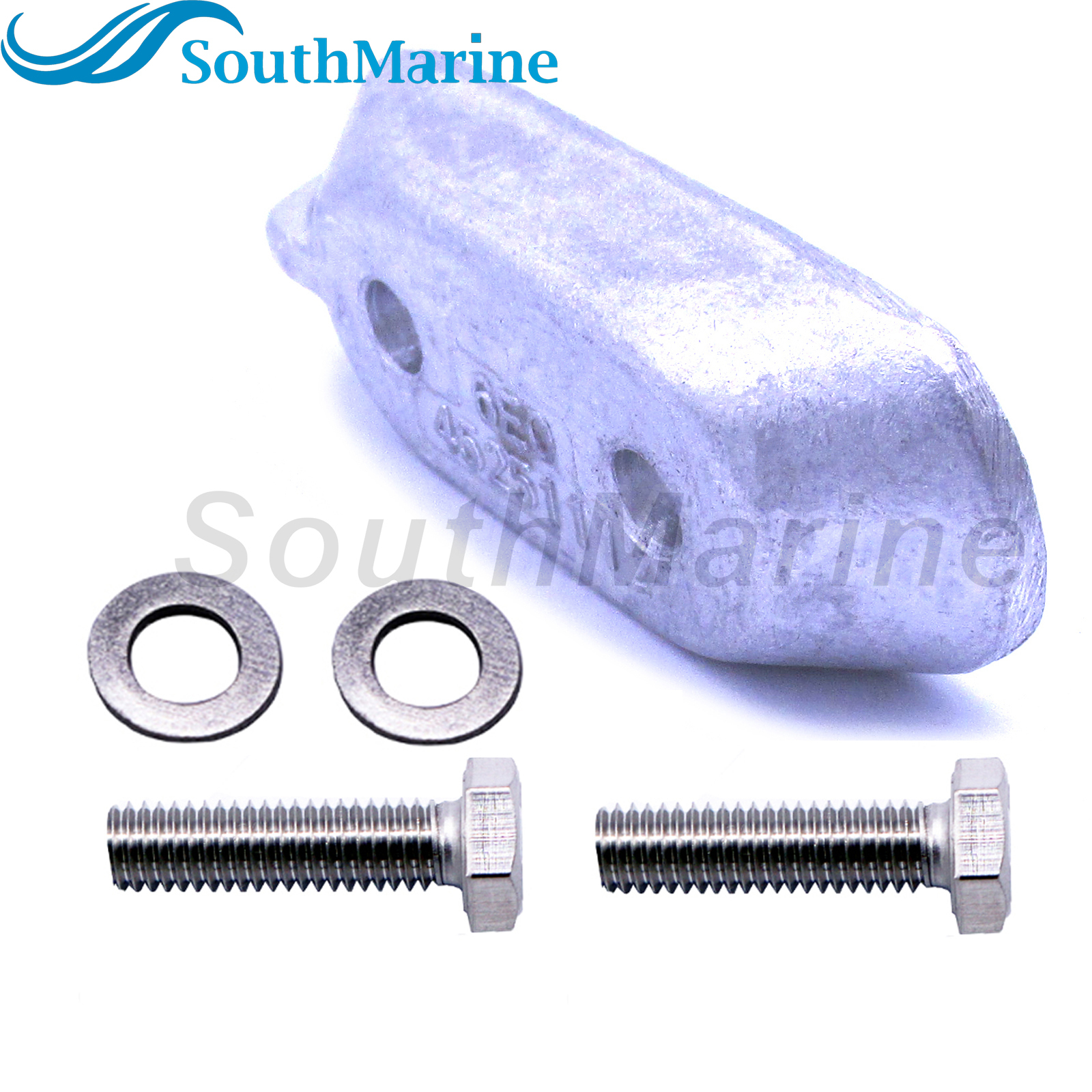 Boat Motor 65W-45251-00 6E0-45251-11 6E0-45251-12 Lower Unit Gearbox Anode for Yamaha 4HP 6HP 8HP 9.9HP 15HP Outboard Engine