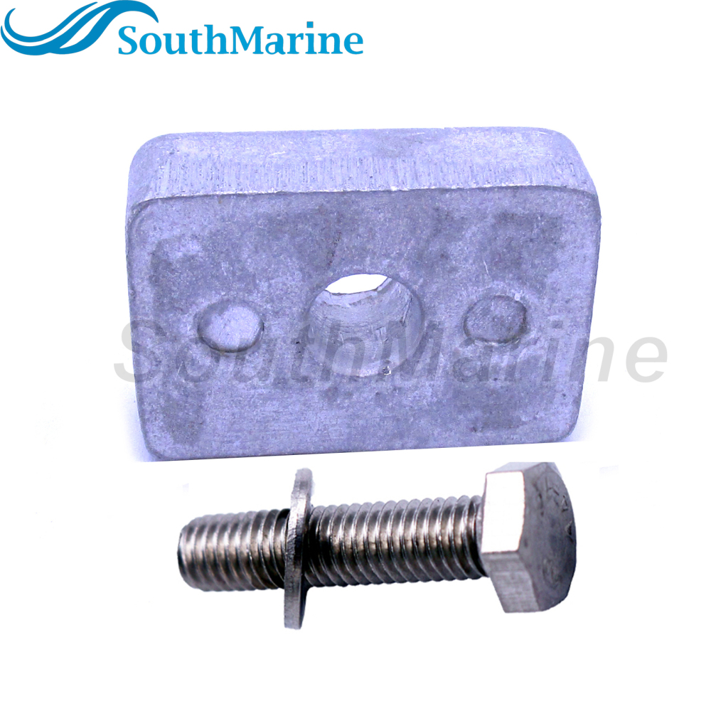 Boat Motor 97-875208 Lower Unit Gearbox Anode for Mercury Mariner 8HP 9.9HP 15HP 20HP Outboard Engine