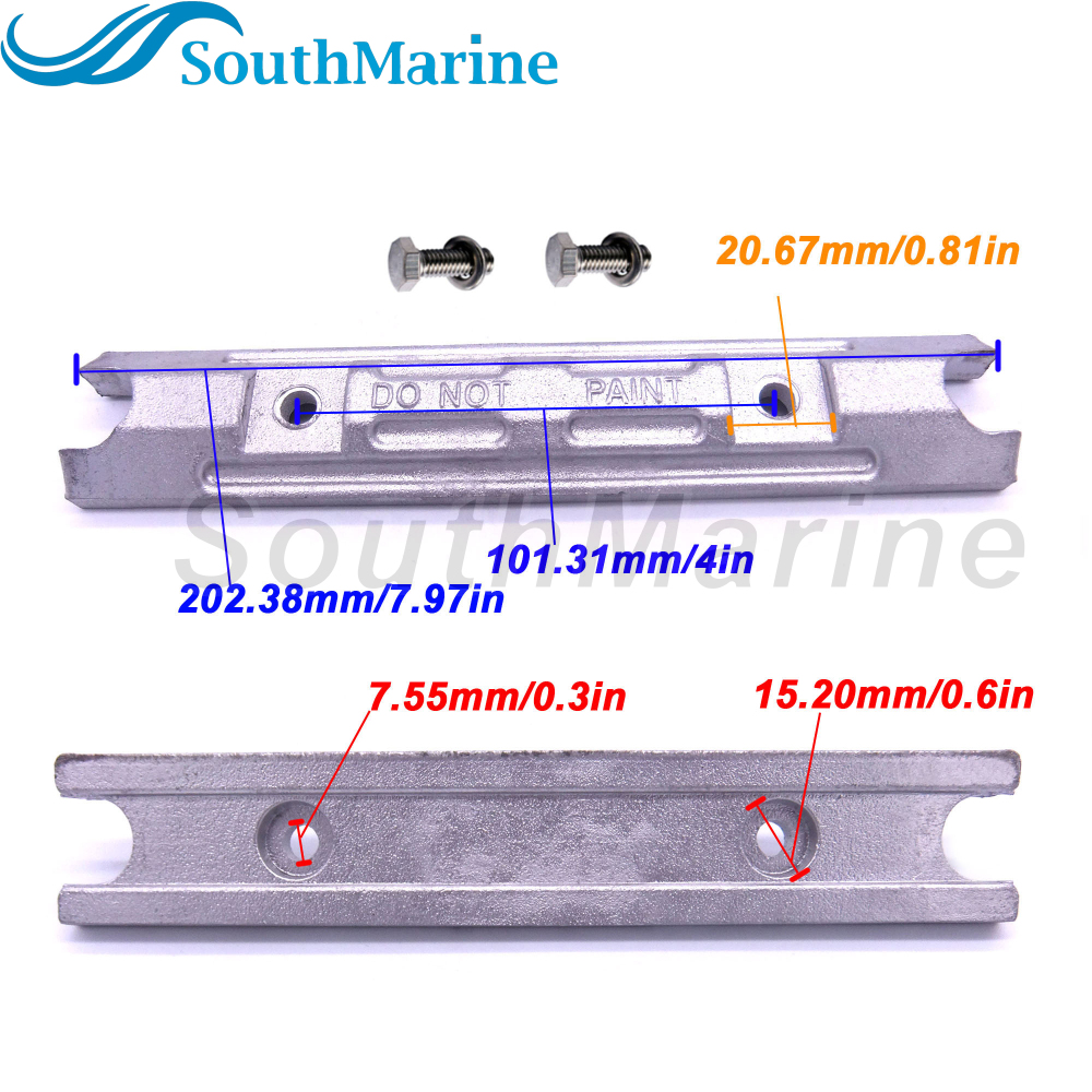 Outboard Engine 6H1-45251-01 6H1-45251-02 6H1-45251-03 6H1-WS452-00 99999-03935 Anode for Yamaha Boat Motor 40HP 50HP 70HP 90HP, Sierra 18-6091