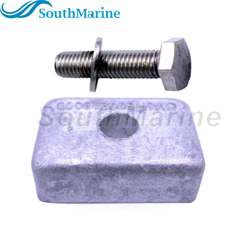 Boat Motor 97-875208 Lower Unit Gearbox Anode for Mercury Mariner 8HP 9.9HP 15HP 20HP Outboard Engine