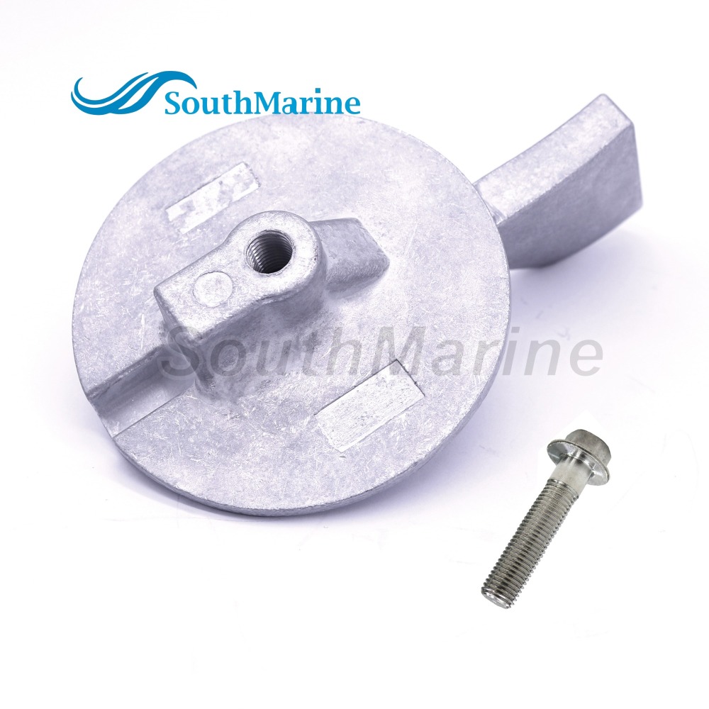 Outboard Engine 67F-45371-00 688-45371-00 01 18-6091 Aluminum Alloy Tab Trim Anode for Yamaha 60HP 65HP 70HP 75HP 80HP 85HP 90HP