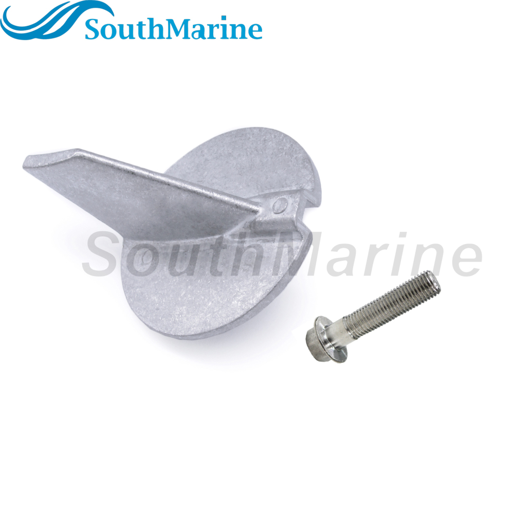 Outboard Engine 6E5-45371-01 18-6097 Aluminum Alloy Tab Trim Anode for Yamaha Boat Motor 115HP-225HP 2/4-stroke