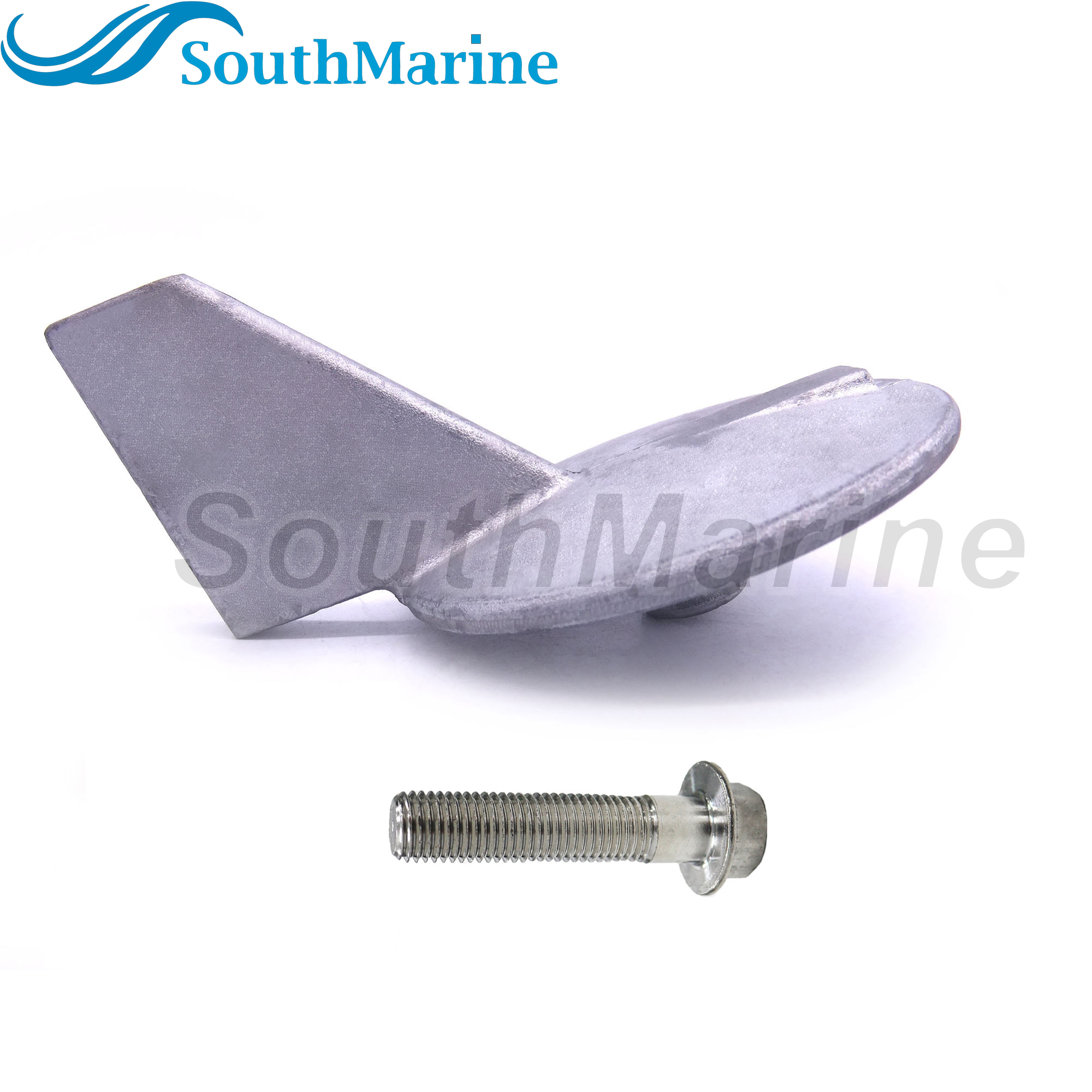 Outboard Engine 6J9-45371-00 6J9-45371-01 6K1-45371-02 18-6035 Aluminum Alloy Trim Tab Anode for Yamaha 115HP 150HP 175HP 200HP