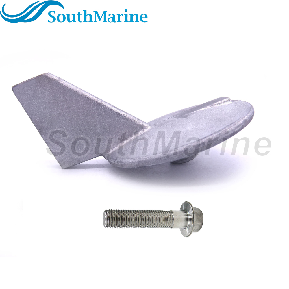 Outboard Engine 6J9-45371-00 6J9-45371-01 6K1-45371-02 18-6035 Aluminum Alloy Trim Tab Anode for Yamaha 115HP 150HP 175HP 200HP