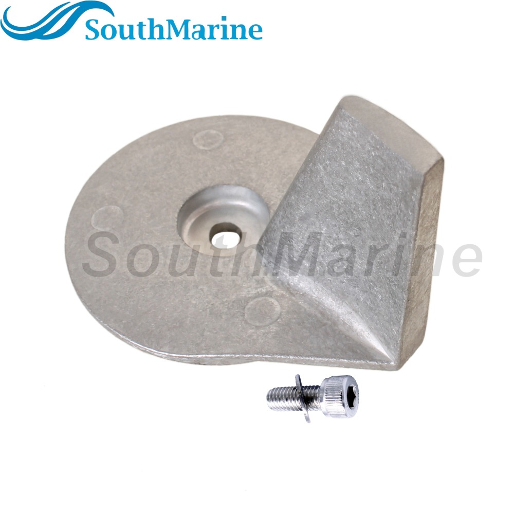 Outboard Engine 822157T2 Trim Tab Anode for Mercury Mariner Force 25HP 30HP 35HP 40HP 45HP 50HP 2/4 Stroke R.P 3.5", Zinc Alloy