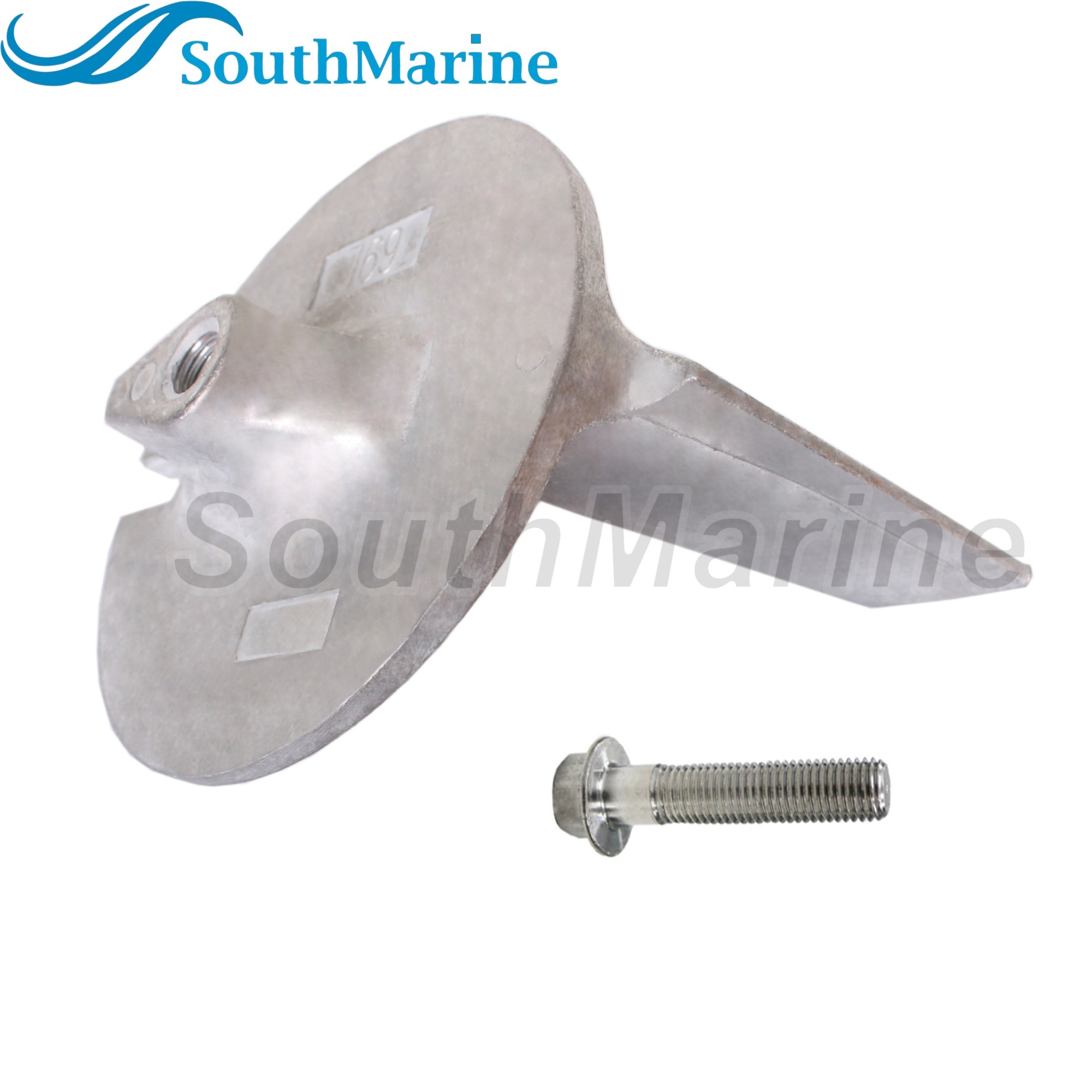Outboard Motor 69L-45371-00 18-6122Z Trim Tab Anode for Yamaha Boat Engine 200HP 225HP 250HP 300HP