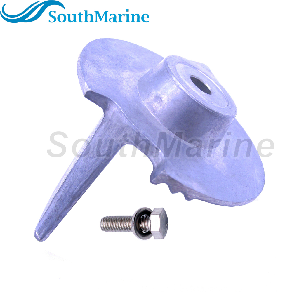 Boat Egnine 3V1-60217-0 3V1602170 853762T01 Trim Tab Anode for Tohatsu Nissan Mercury Evinrude Johnson 6/8/9.8/9.9/15/18/20HP, Zinc Alloy