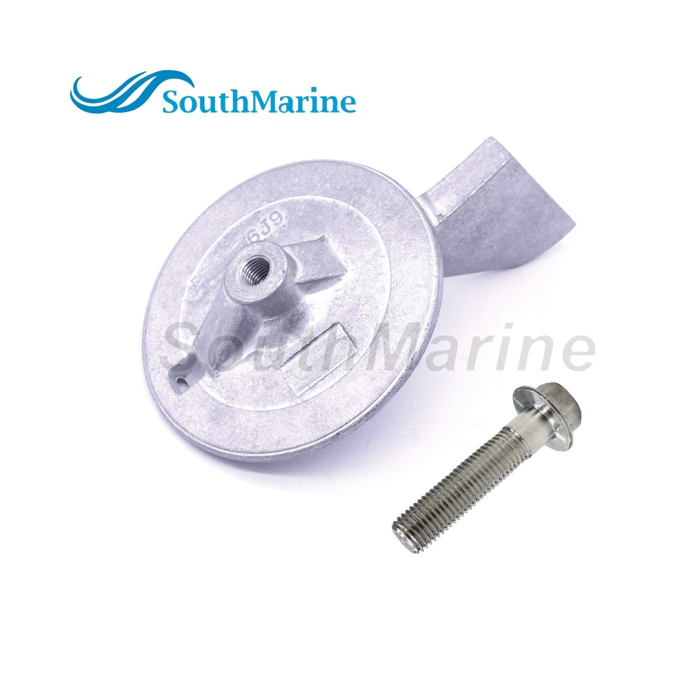 Outboard Engine 6J9-45371-00 6J9-45371-01 6K1-45371-02 18-6035 Aluminum Alloy Trim Tab Anode for Yamaha 115HP 150HP 175HP 200HP