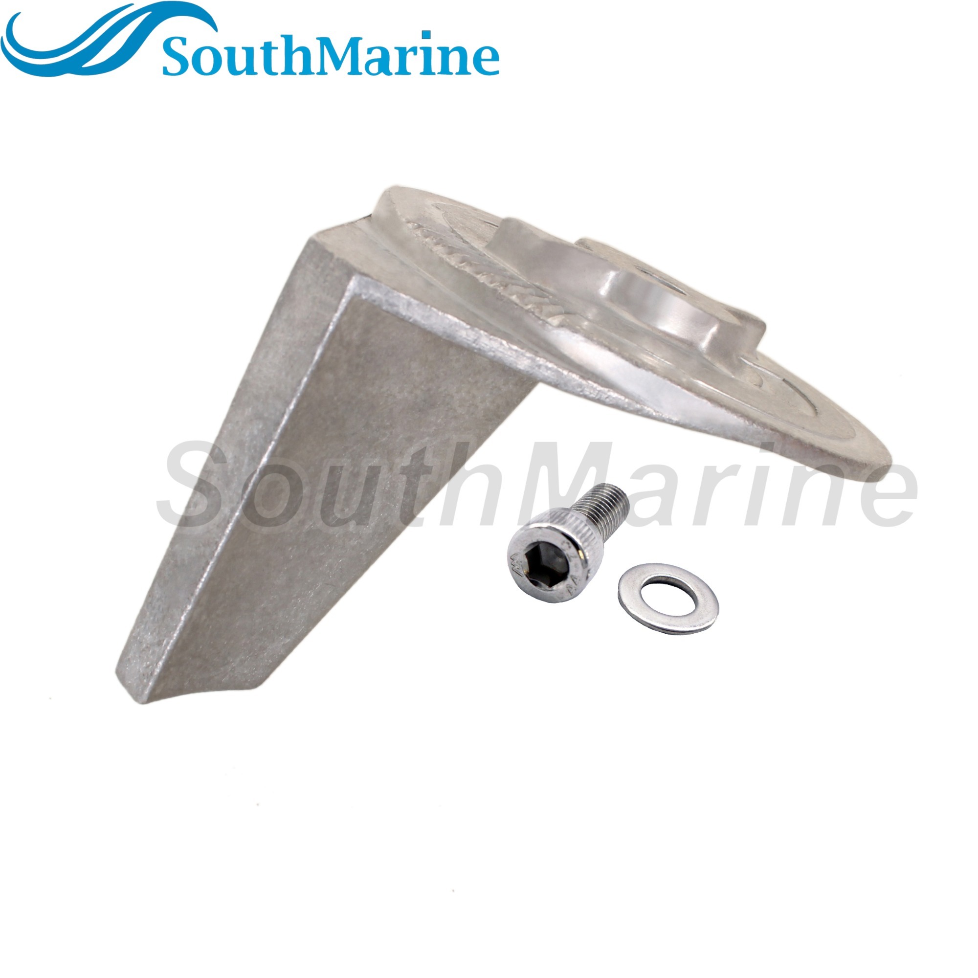 Outboard Engine 822157T2 Trim Tab Anode for Mercury Mariner Force 25HP 30HP 35HP 40HP 45HP 50HP 2/4 Stroke R.P 3.5", Zinc Alloy