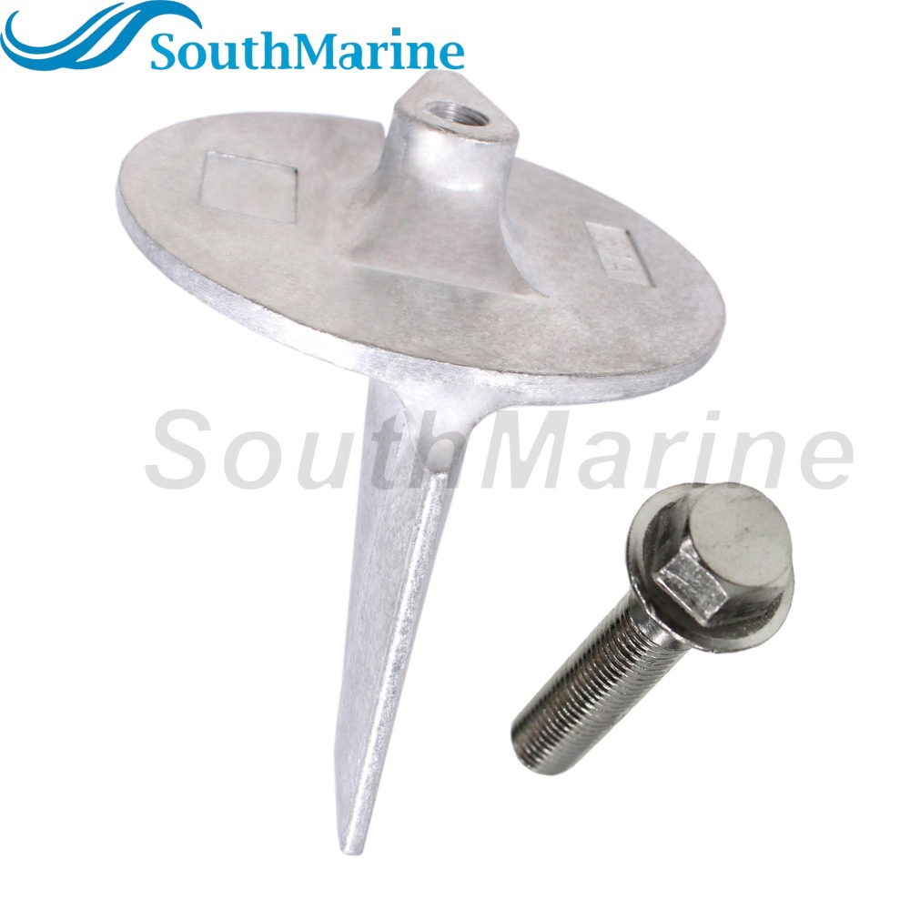 Boat Engine 61A-45371-00 18-6119 18-6119Z Trim Tab Anode for Yamaha Outboard Motor V6 3.1 and 3.2 liter 200HP 225HP 250HP