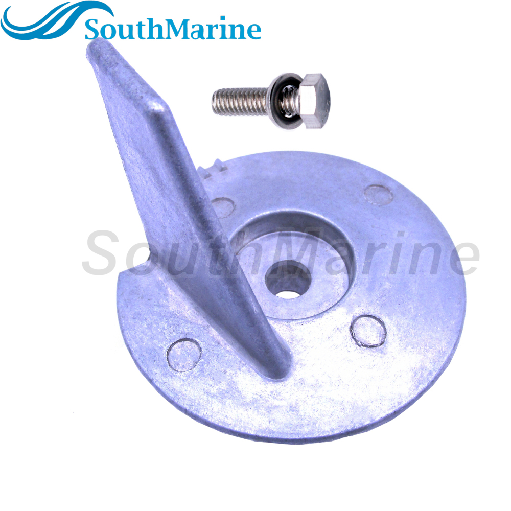 Boat Egnine 3V1-60217-0 3V1602170 853762T01 Trim Tab Anode for Tohatsu Nissan Mercury Evinrude Johnson 6/8/9.8/9.9/15/18/20HP, Zinc Alloy