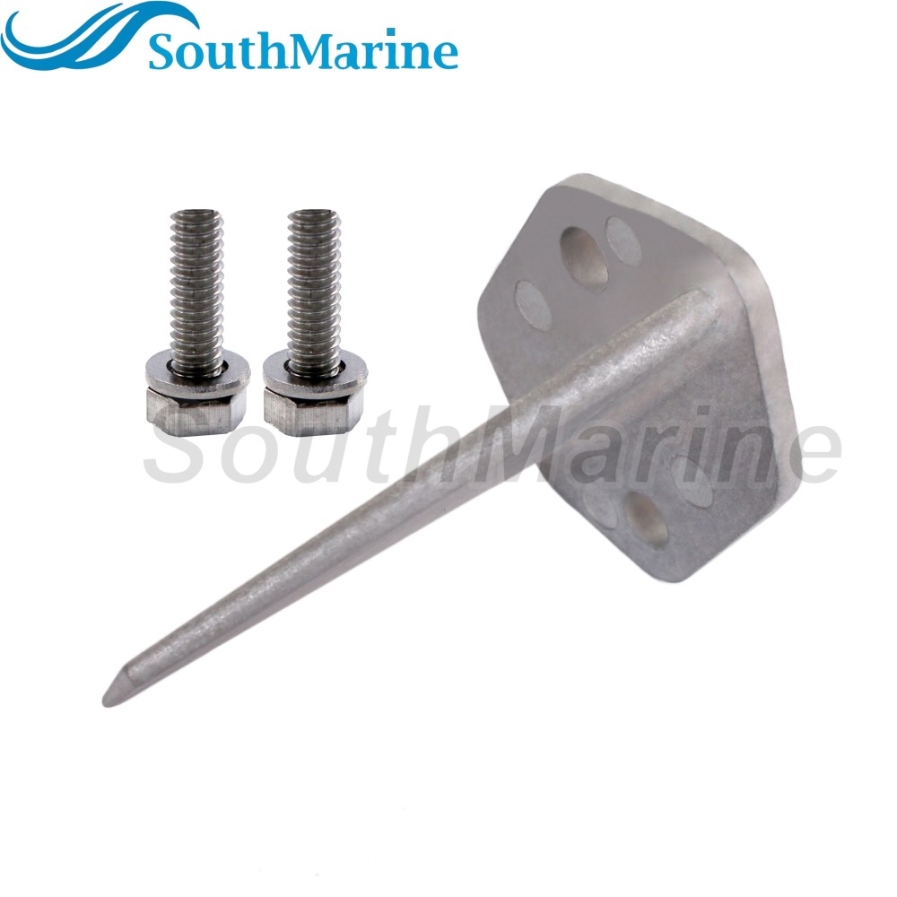Outboard Motor 66M-45371-00 Trim Tab Anode for Yamaha Boat Engine 9.9HP 15HP