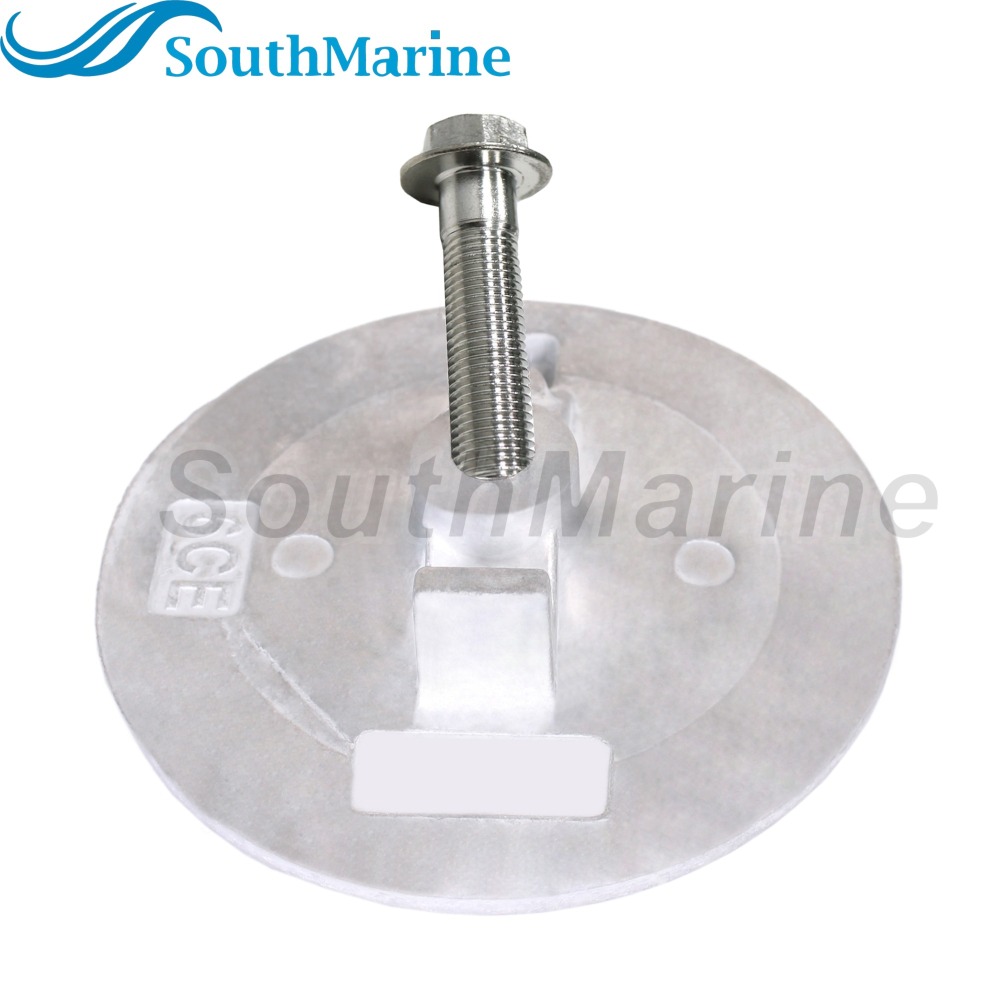 Boat Engine 6CE-45373-00 Flat Trim Tab Anode for Yamaha F70-F100 F200 F225 F250/B 200HP 225HP 250HP 275HP 300HP