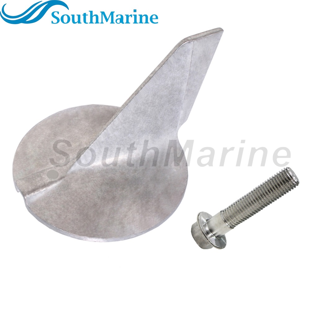 Boat Engine 61A-45371-00 18-6119 18-6119Z Trim Tab Anode for Yamaha Outboard Motor V6 3.1 and 3.2 liter 200HP 225HP 250HP