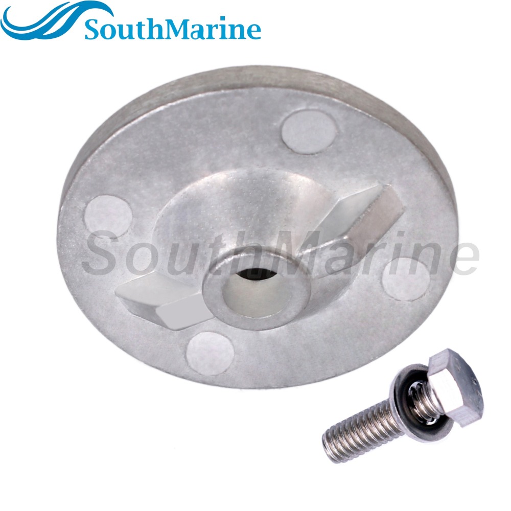 Outboard Motor 6E8-45251-00 6E8-45251-01 Lower Casing Drive Anode for Yamaha Boat Engine 9.9HP 15HP