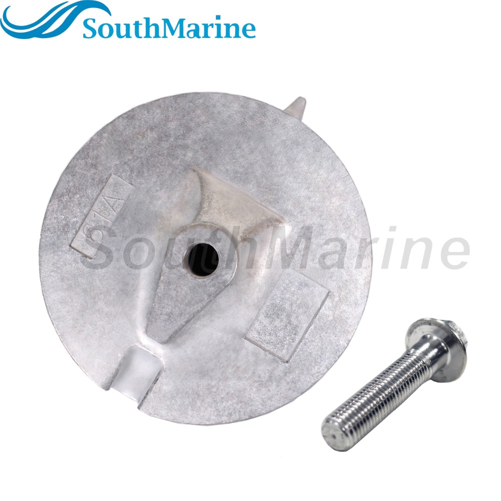 Boat Engine 61A-45371-00 18-6119 18-6119Z Trim Tab Anode for Yamaha Outboard Motor V6 3.1 and 3.2 liter 200HP 225HP 250HP