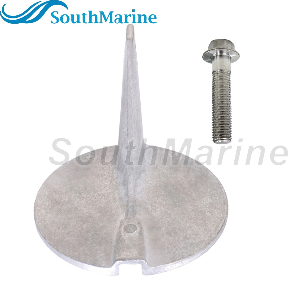 Boat Engine 61A-45371-00 18-6119 18-6119Z Trim Tab Anode for Yamaha Outboard Motor V6 3.1 and 3.2 liter 200HP 225HP 250HP