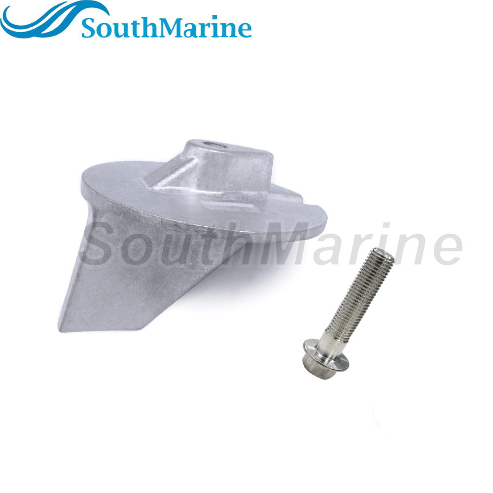 Outboard Engine 6E5-45371-01 18-6097 Aluminum Alloy Tab Trim Anode for Yamaha Boat Motor 115HP-225HP 2/4-stroke