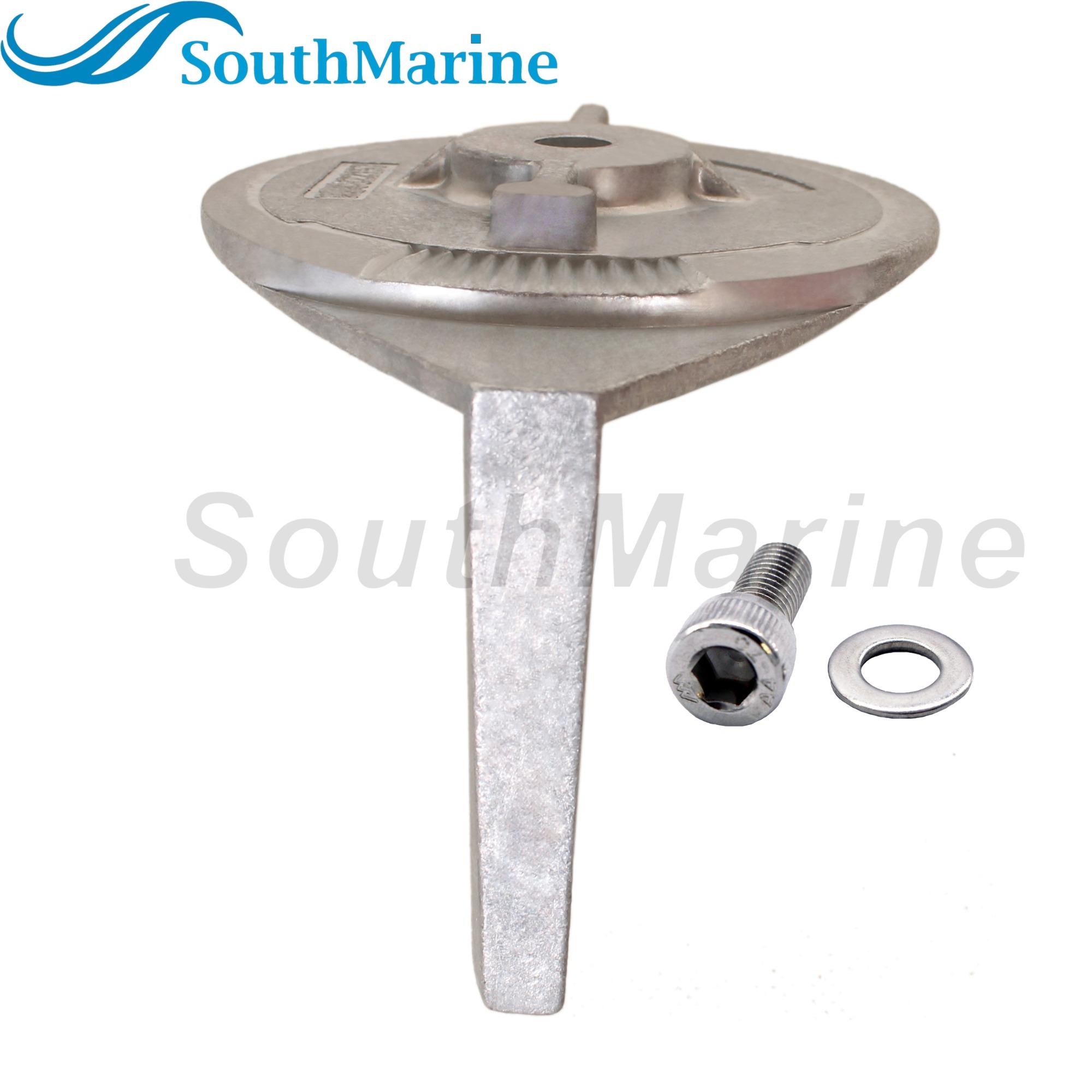 Outboard Engine 822157T2 Trim Tab Anode for Mercury Mariner Force 25HP 30HP 35HP 40HP 45HP 50HP 2/4 Stroke R.P 3.5", Zinc Alloy
