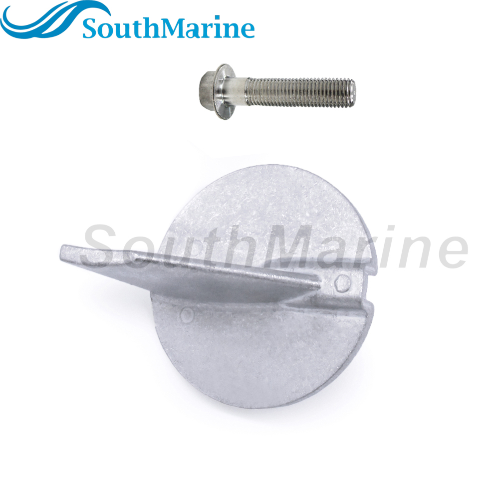 Outboard Engine 6E5-45371-01 18-6097 Aluminum Alloy Tab Trim Anode for Yamaha Boat Motor 115HP-225HP 2/4-stroke
