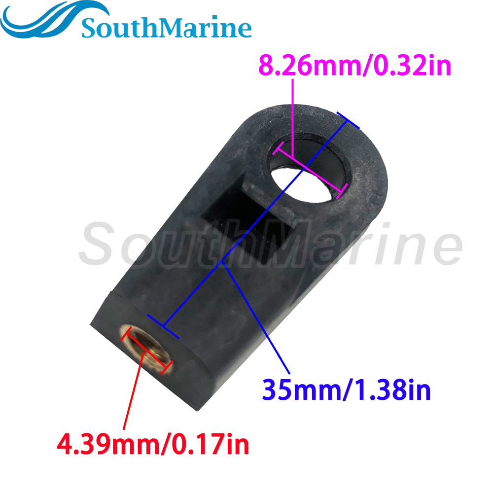 SouthMarine Remote Cable End 703-48345-01-00 703-48345-00-00 for Yamaha Boat Outboard Motors