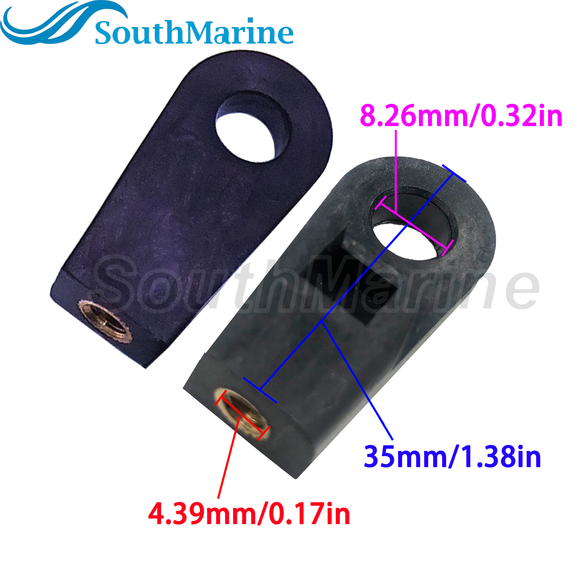 Boat Engine Remote Throttle Shift Cable End 703-48345-01 00 for Yamaha, Mount on 703 Remote Control Box