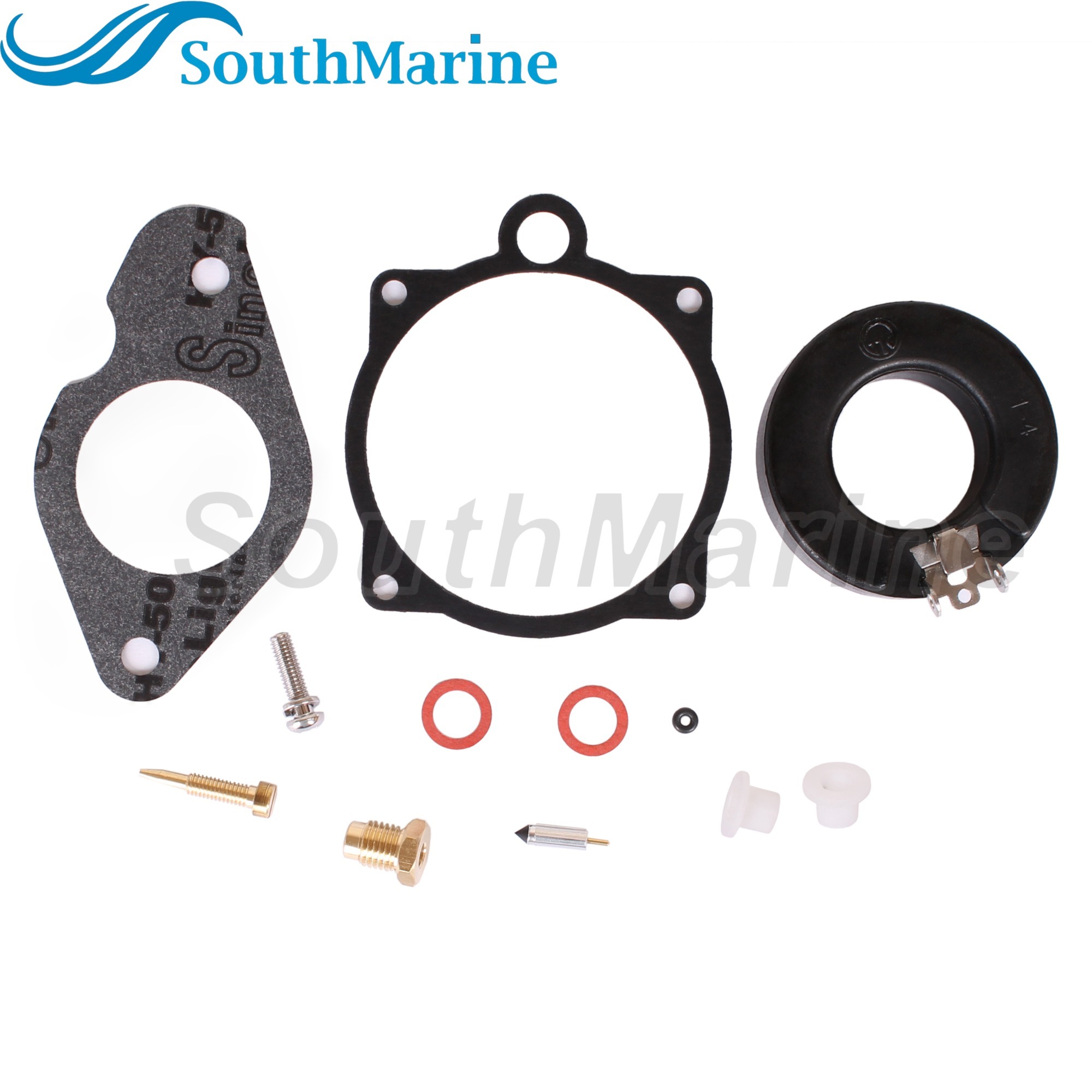 Boat Engine 689-W0093-02 01 00 18-7770 Carburetor Repair Kit for Yamaha 20HP 25HP 30HP 20C 25C 25D 30A / 84456M for Mercury