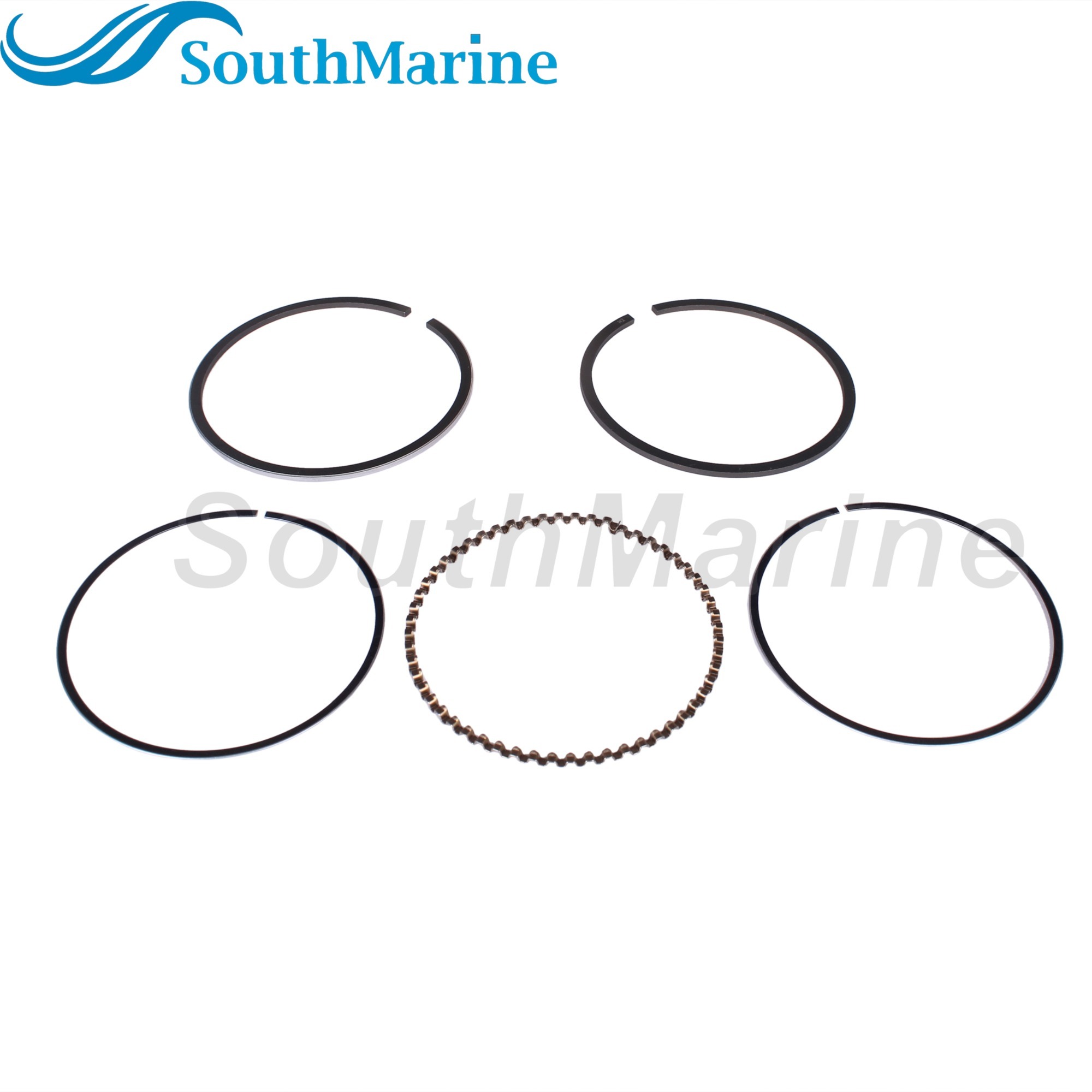Boat Engine 3JD-87123-0 3JD871230M STD Piston Ring for Tohatsu for Nissan 4HP 5HP 6HP / 803518T01 for Mercury Mariner