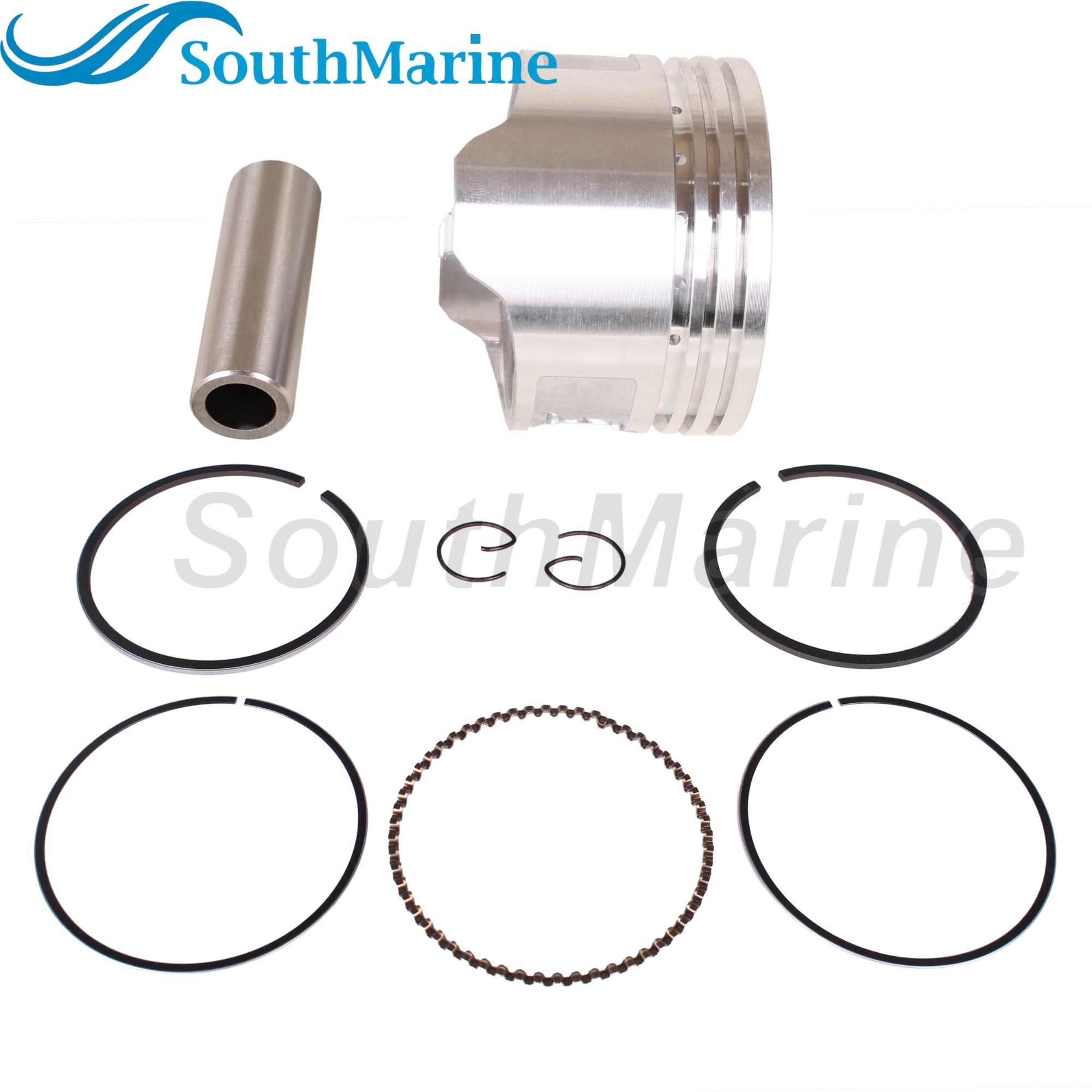 Boat Engine 3R4000013M STD Piston Set & 3JD871230M Ring for Tohatsu for Nissan 4HP 5HP 6HP / 5041243 Evinrude Johnson OMC BRP