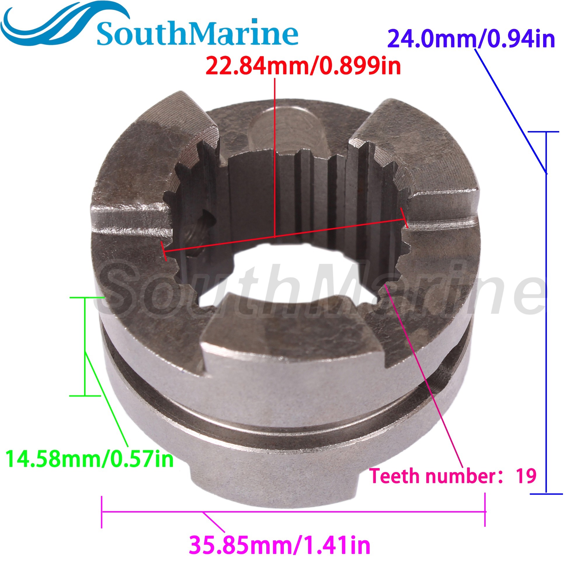 664-45631-02 Clutch Dog for Yamaha Outboard Engine F25 Boat Motor