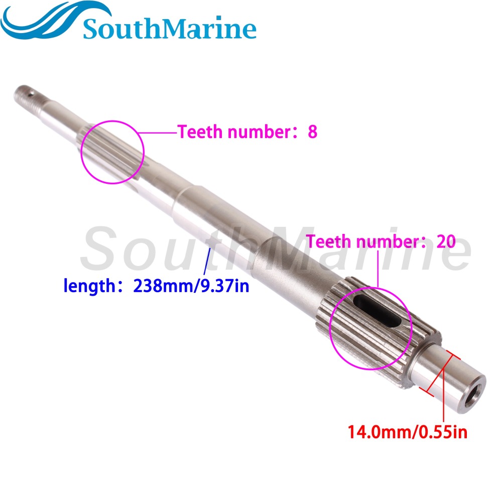 683-45611-00 Propeller Shaft for Yamaha Outboard Engine 15HP Boat Motor