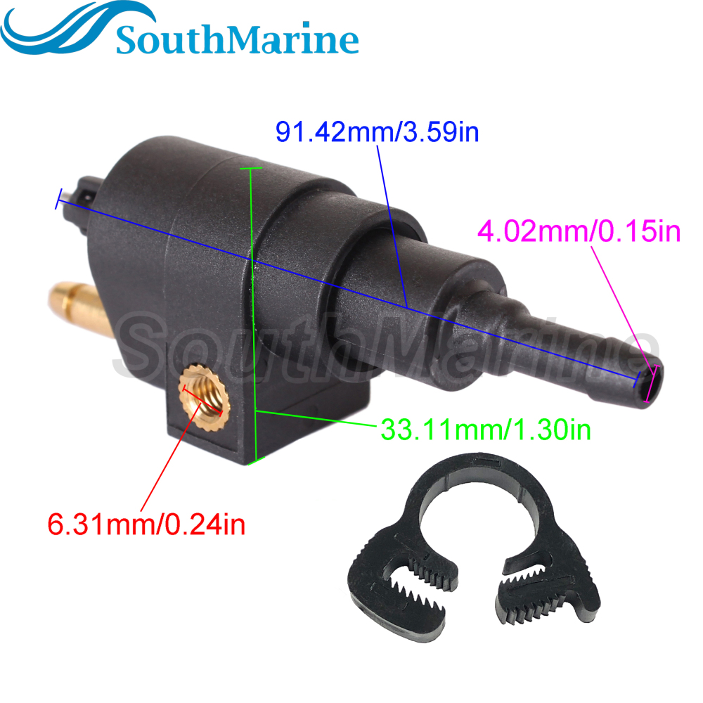 Outboard Motor 8M0148583 8M0182334 15781A5 816856T3 816856Q3 816856A3 15781A1 Fuel Connector for Mercury Mariner Force 4HP-175HP