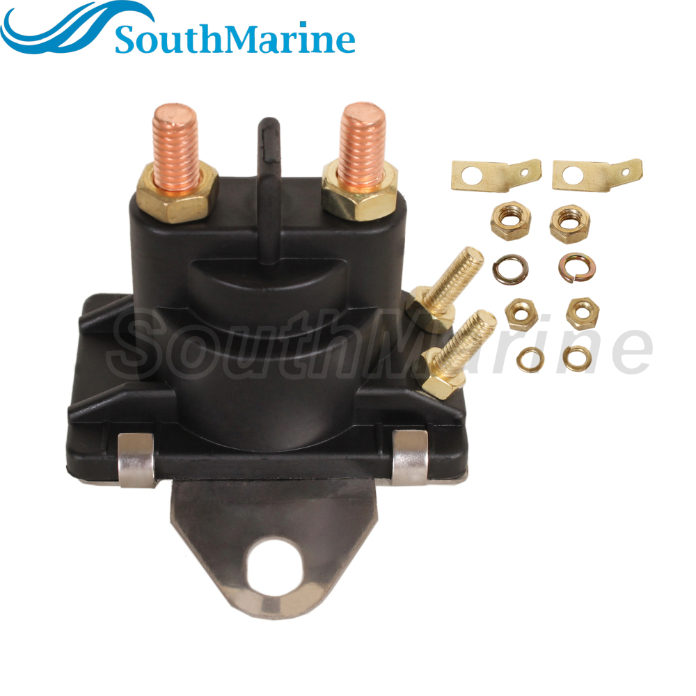 Boat Engine 89-96054T 89-96054 8M0185149 Starter Relay / Solenoid Switch for Mercury Mercruiser Marine 8HP-115HP, fit Sierra 18-5816